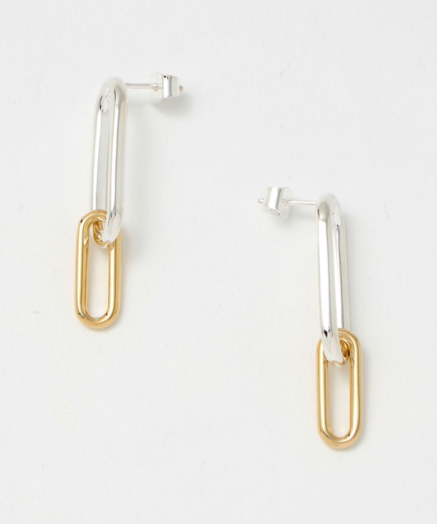 ＜PHILIPPE AUDIBERT＞OVAL コンビカラー ピアス UNITED ARROWS｜<PHILIPPE AUDIBERT>OVAL コンビカラー ピアス