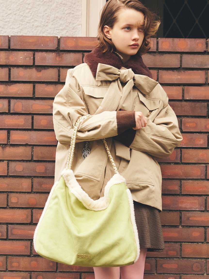 FURFUR｜【WEB限定カラー】マテリアル巾着バッグ | Rakuten Fashion