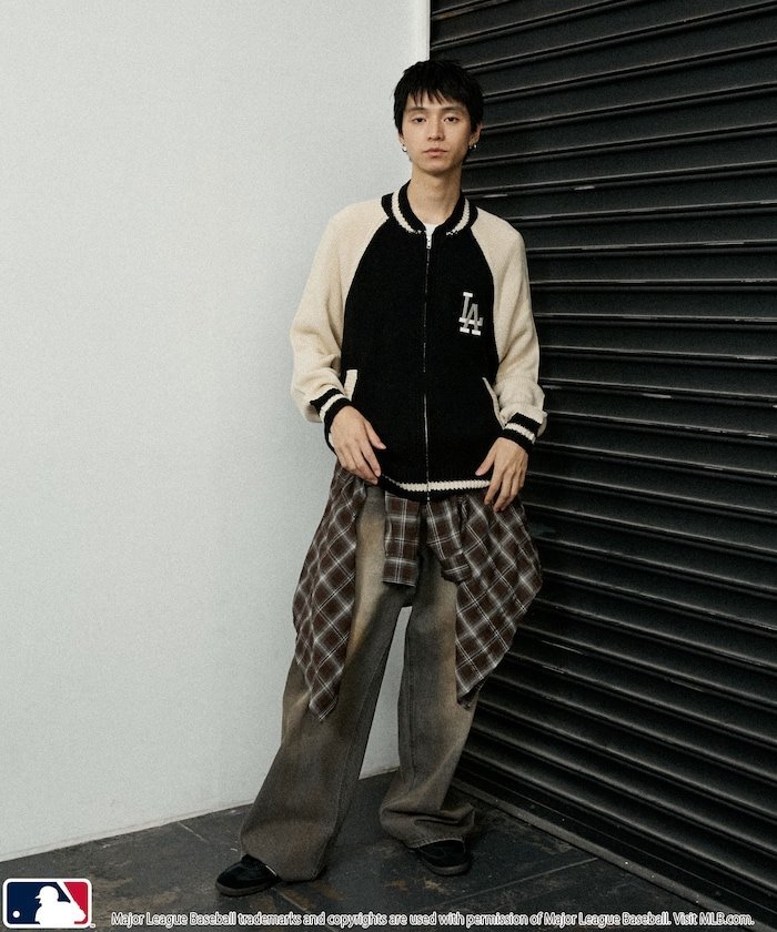 FREAK'S STORE｜別注 MLB ZIP KNIT CARDIGAN/ジップニットカーディガン