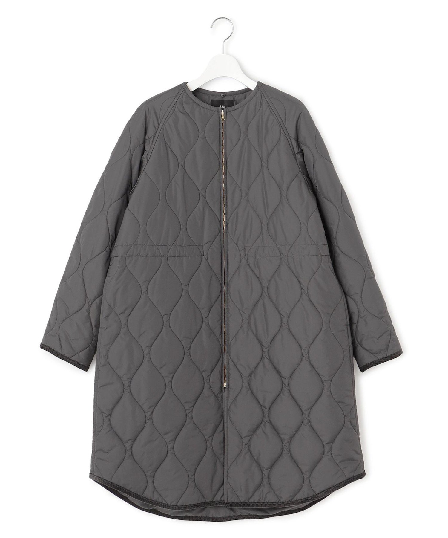 23区｜【洗える/撥水加工】中綿 ロング パディング アウター | Rakuten