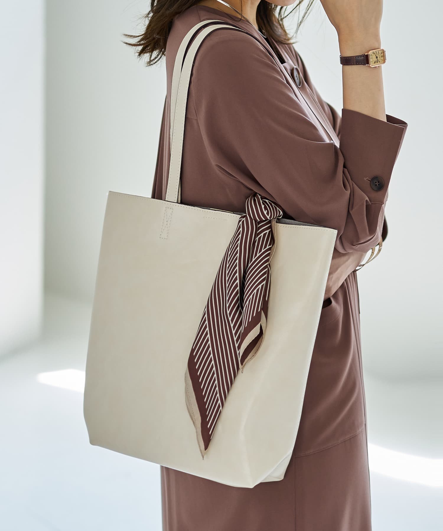 STYLE DELI｜PCサイズマチ付きトートバッグ | Rakuten Fashion(楽天