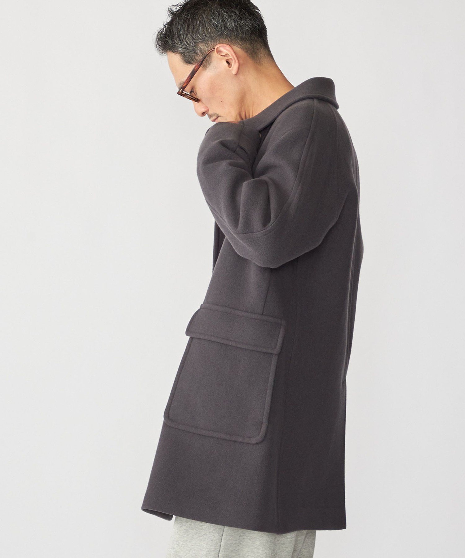 SHIPS｜SHIPS: S140 ウールシルク ステンカラー コート | Rakuten