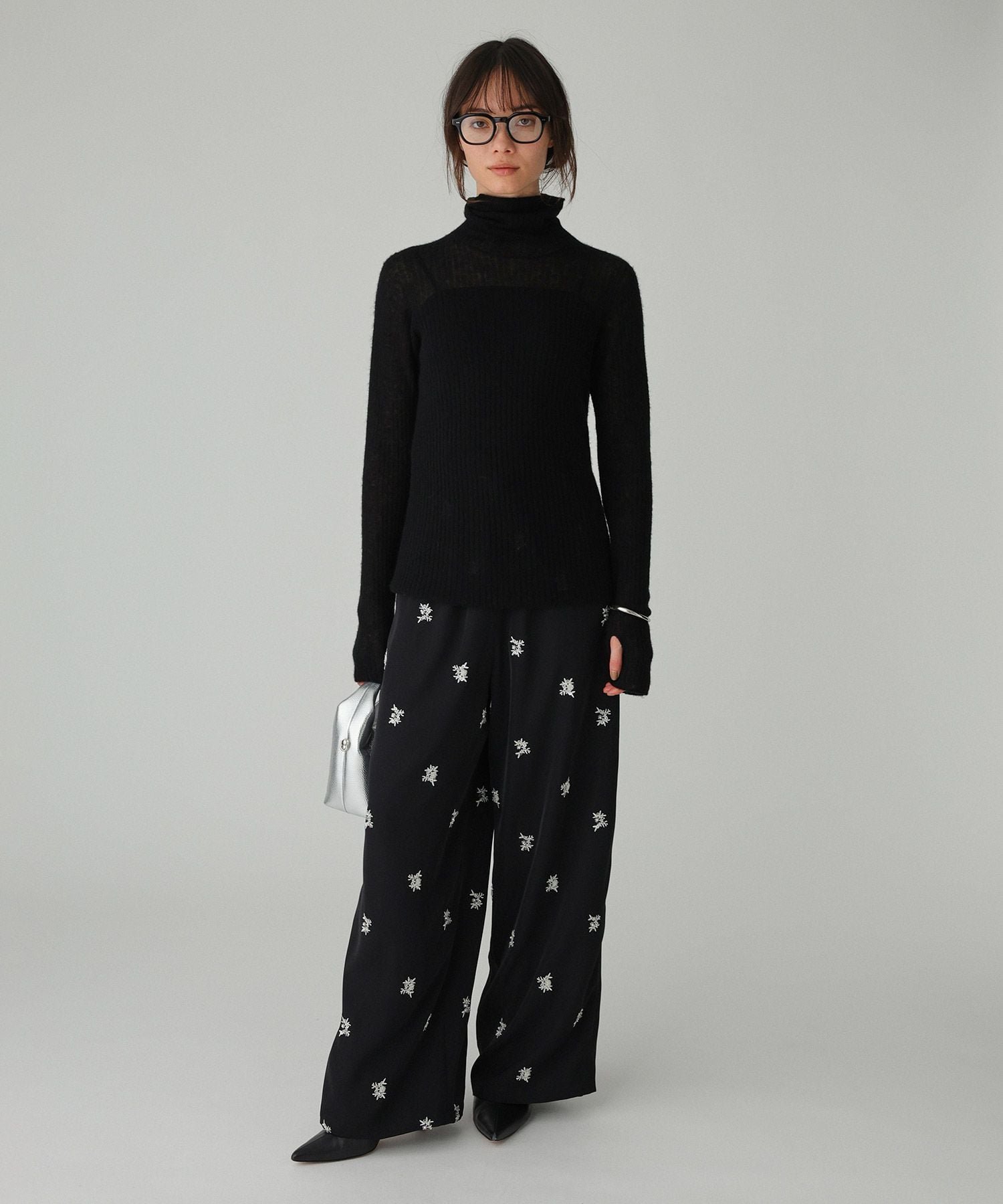 BABYLONE｜花刺繍イージーパンツ | Rakuten Fashion(楽天ファッション