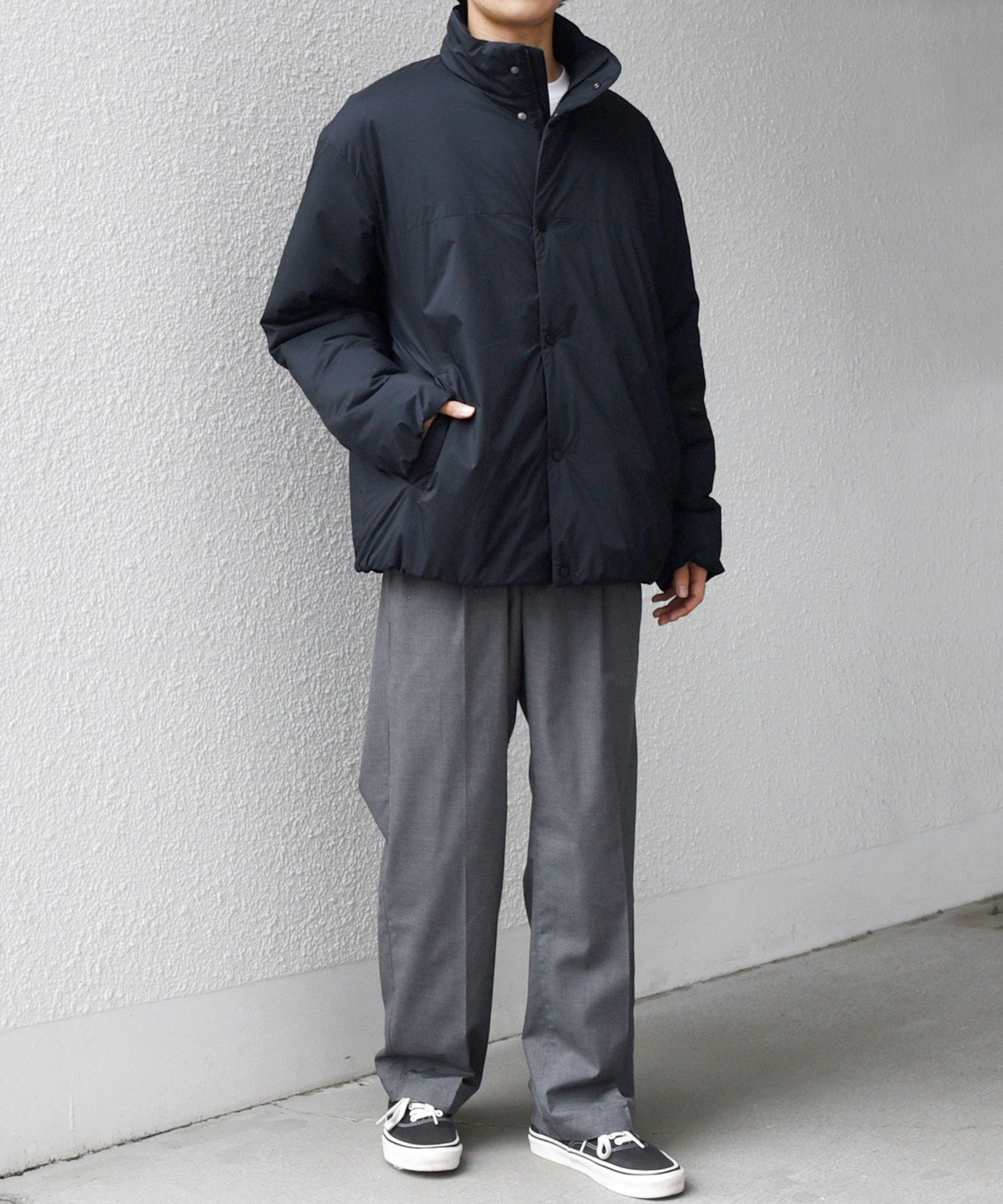 未使用級♡ブランベール 中綿ジャケット モニーレ 近年 スタンドカラー Lサイズ SHIPS｜SHIPS any:<軽量/撥水>PERTEX(R) * PRIMALOFT(R) スタンド