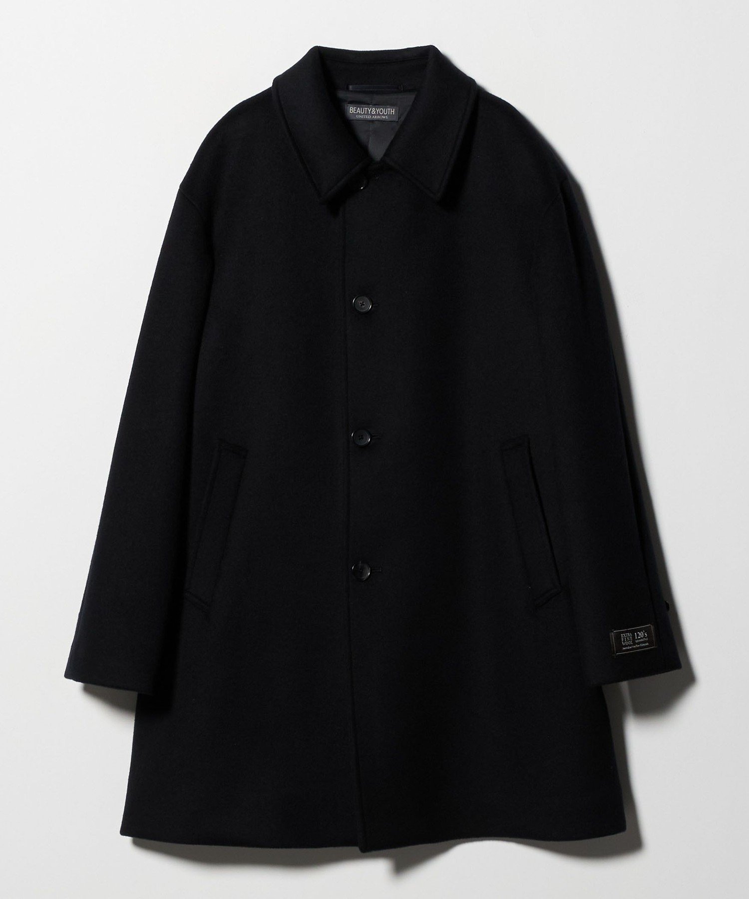 BEAUTY&YOUTH UNITED ARROWS｜120S メルトン バルカラーコート