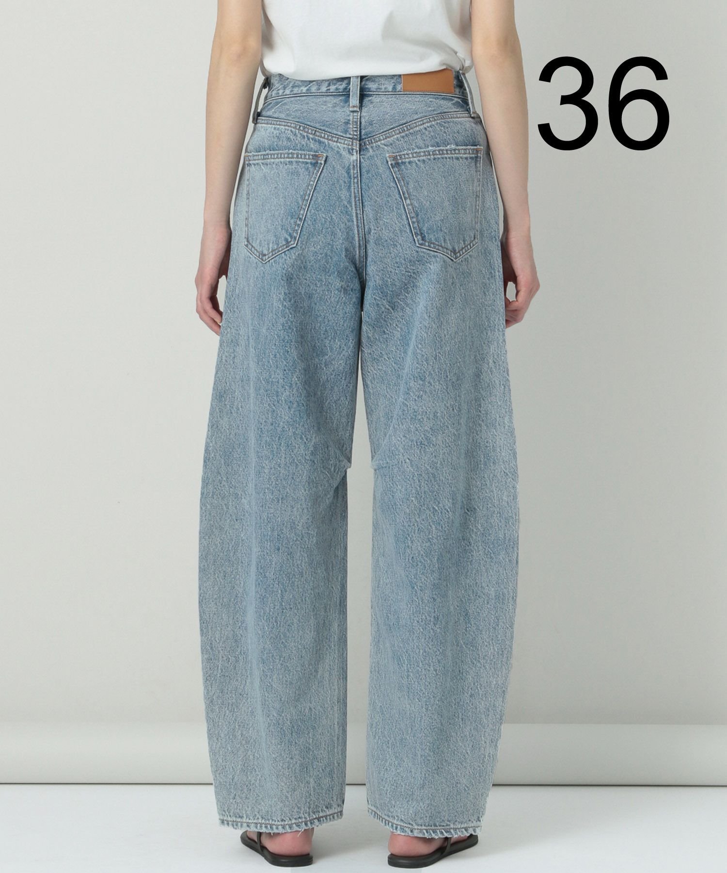 Curensologyカレンソロジー＜&RC＞カーヴィーデニムパンツ ブルー34 Curensology(カレンソロジー)｜〈&RC〉カーヴィーデニムパンツ/ブルー