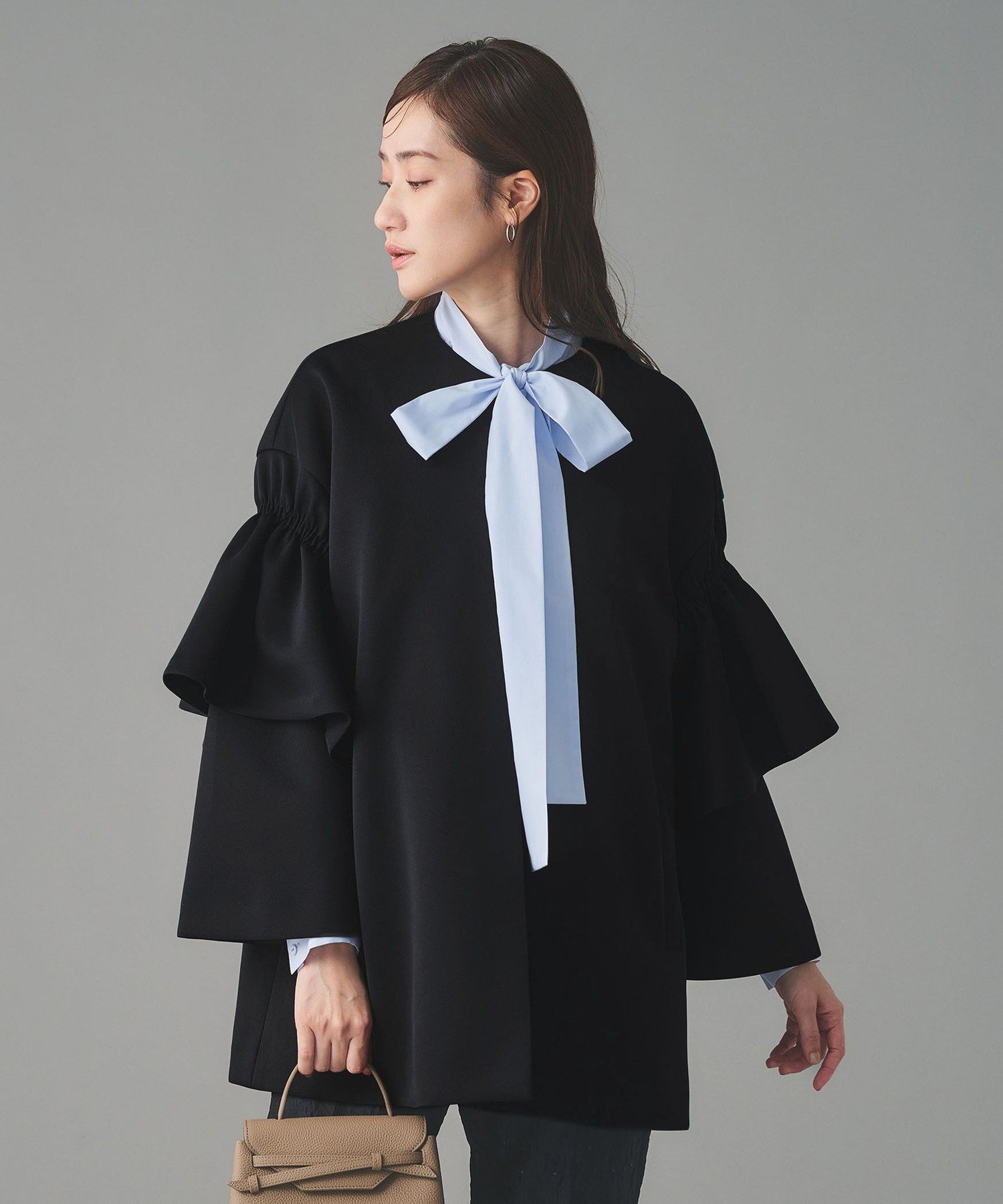 UNITED ARROWS｜SPONGY フレアスリーブ コート | Rakuten Fashion(楽天