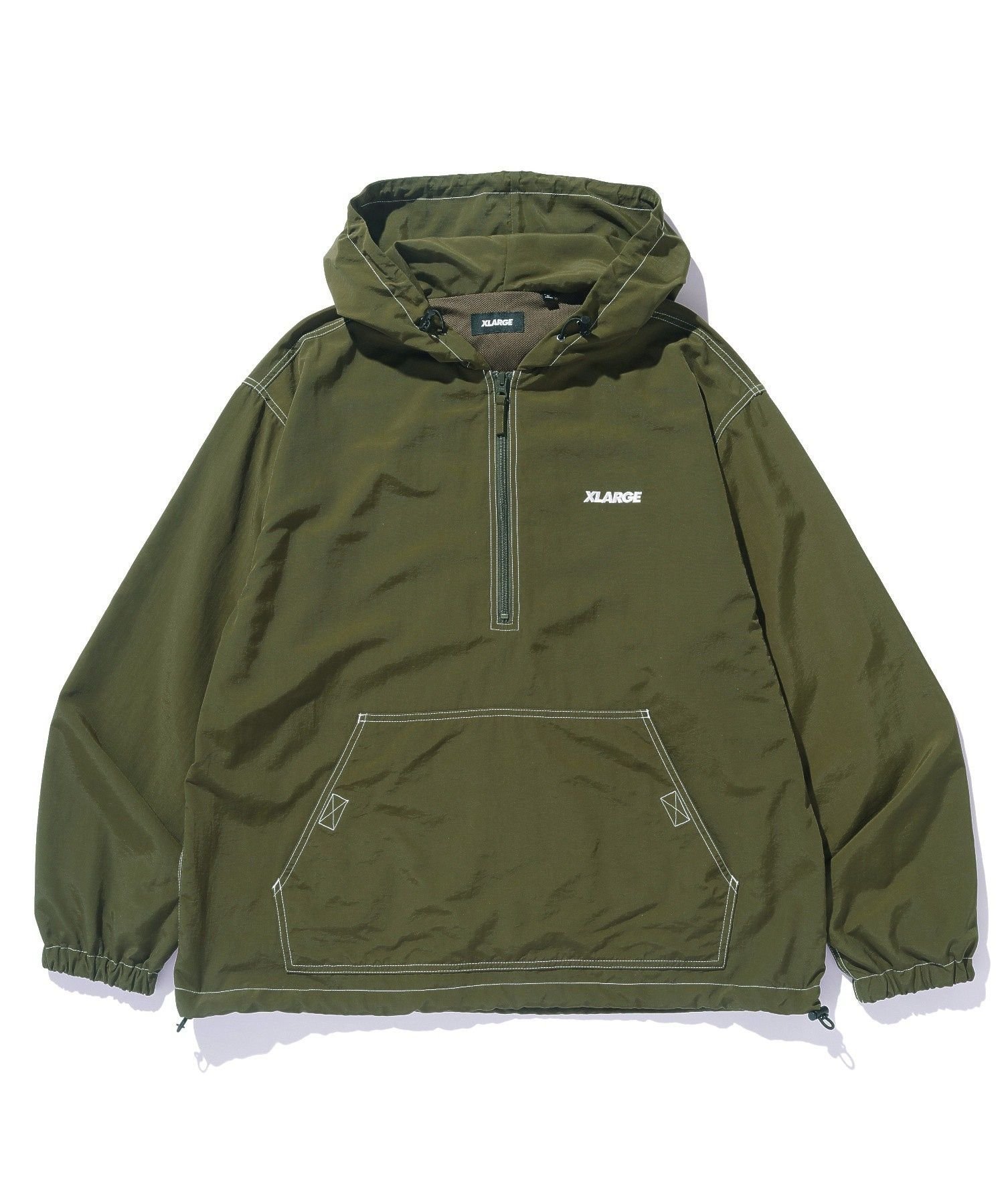XLARGE｜CONTRAST STITCHED NYLON HOODED JACKET | Rakuten Fashion
