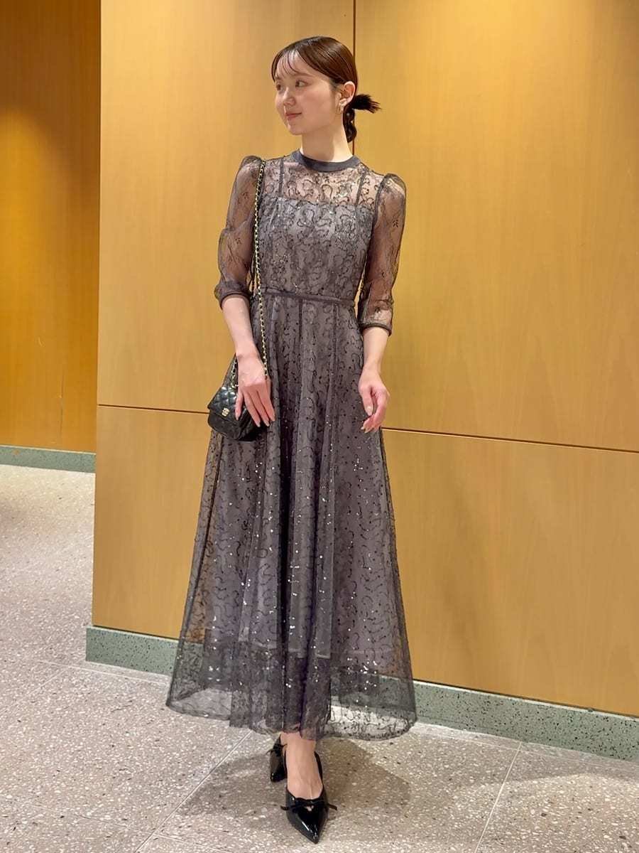 SNIDEL｜スパークルレースドレス | Rakuten Fashion(楽天ファッション