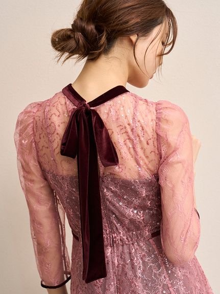 SNIDEL｜スパークルレースドレス | Rakuten Fashion(楽天ファッション