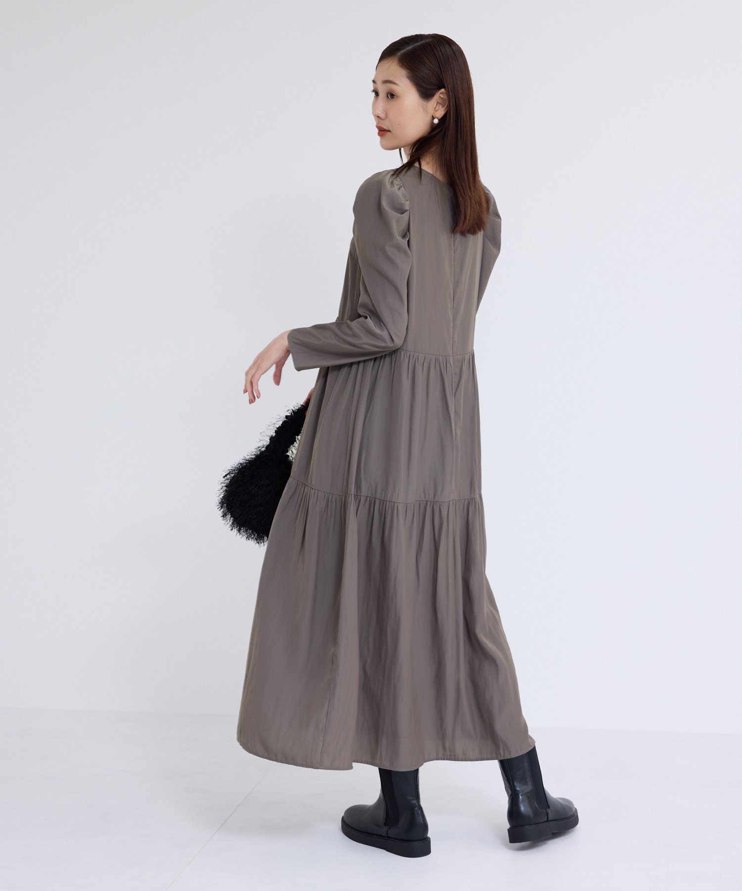 ROPE' PICNIC｜ティアードロングワンピース | Rakuten Fashion(楽天