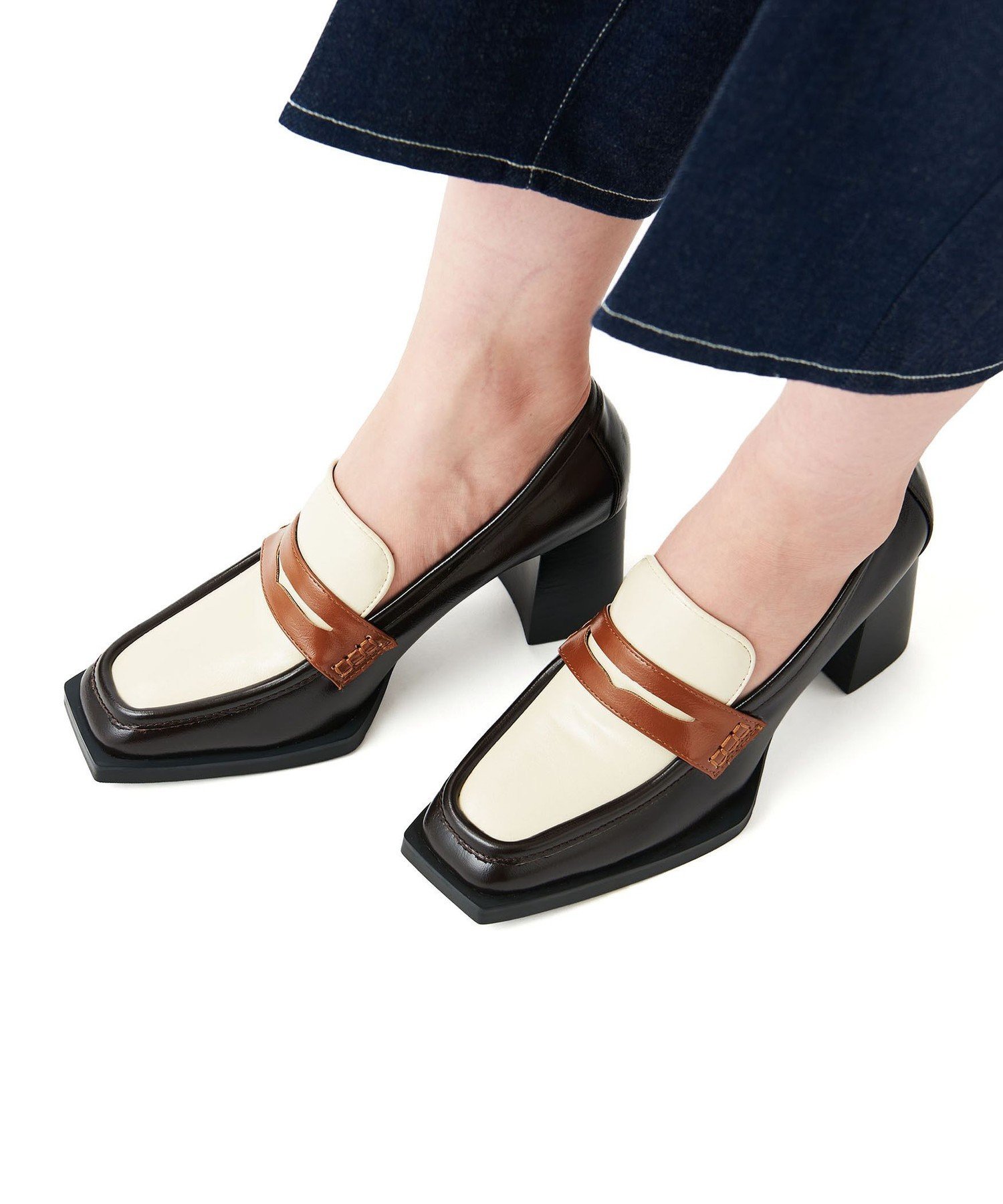 オデットエオデール　ローファー パンプス※最終値下げ ODETTE E ODILE｜<SY>ヒールローファー パンプス75○↑ | Rakuten