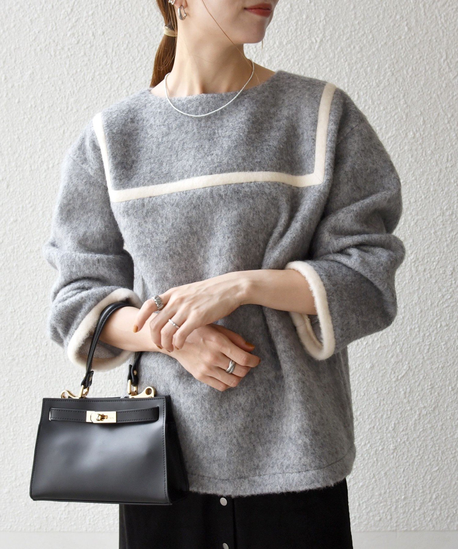 SHIPS｜SHIPS any: バイカラー セーラー デザイン プルオーバー