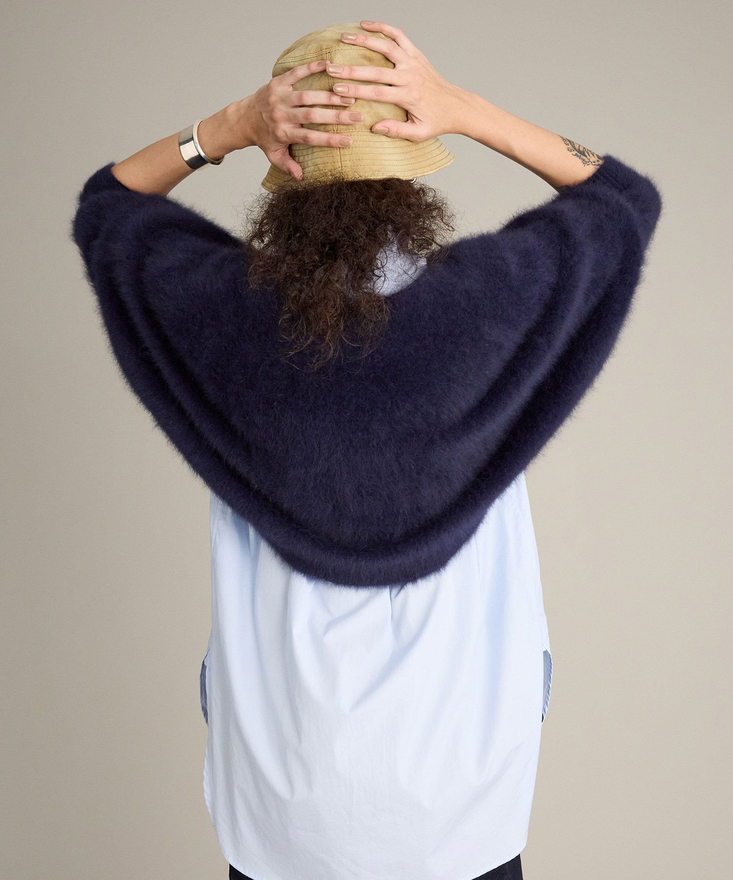 BRILL｜FOXカシミヤポンチョプルオーバー | Rakuten Fashion(楽天