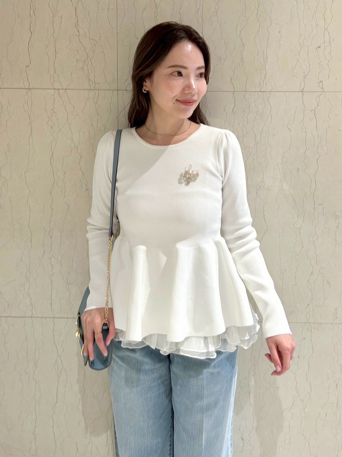 CELFORD｜ペプラムドッキングニットプルオーバー | Rakuten Fashion