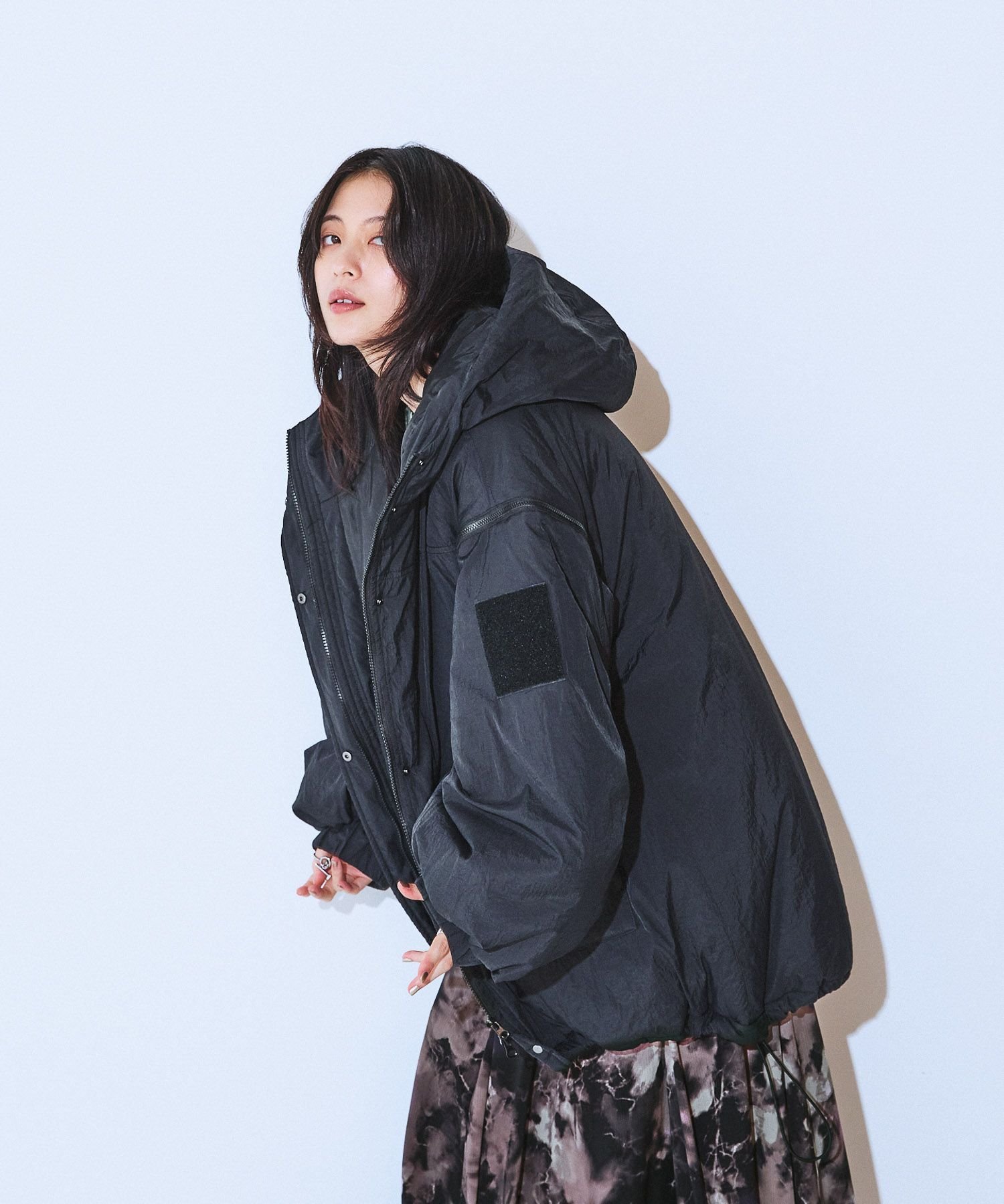 JEANASIS｜ソデ2WAYモンスターパーカーコート | Rakuten Fashion(楽天