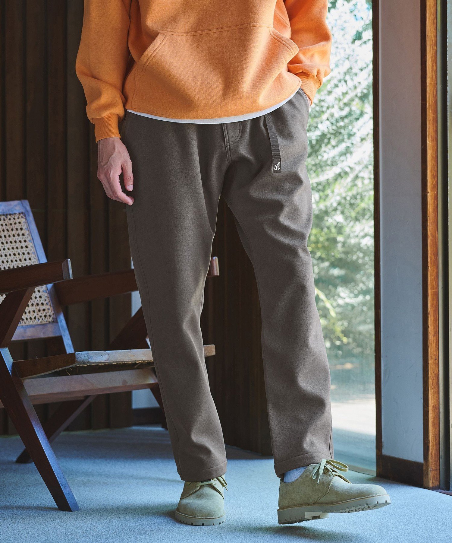 【別注】グラミチ ポリウラフリ ナローテーパード パンツ ブラック Lサイズ UNITED ARROWS green label relaxing｜【別注】<Gramicci>ポリウラフリ