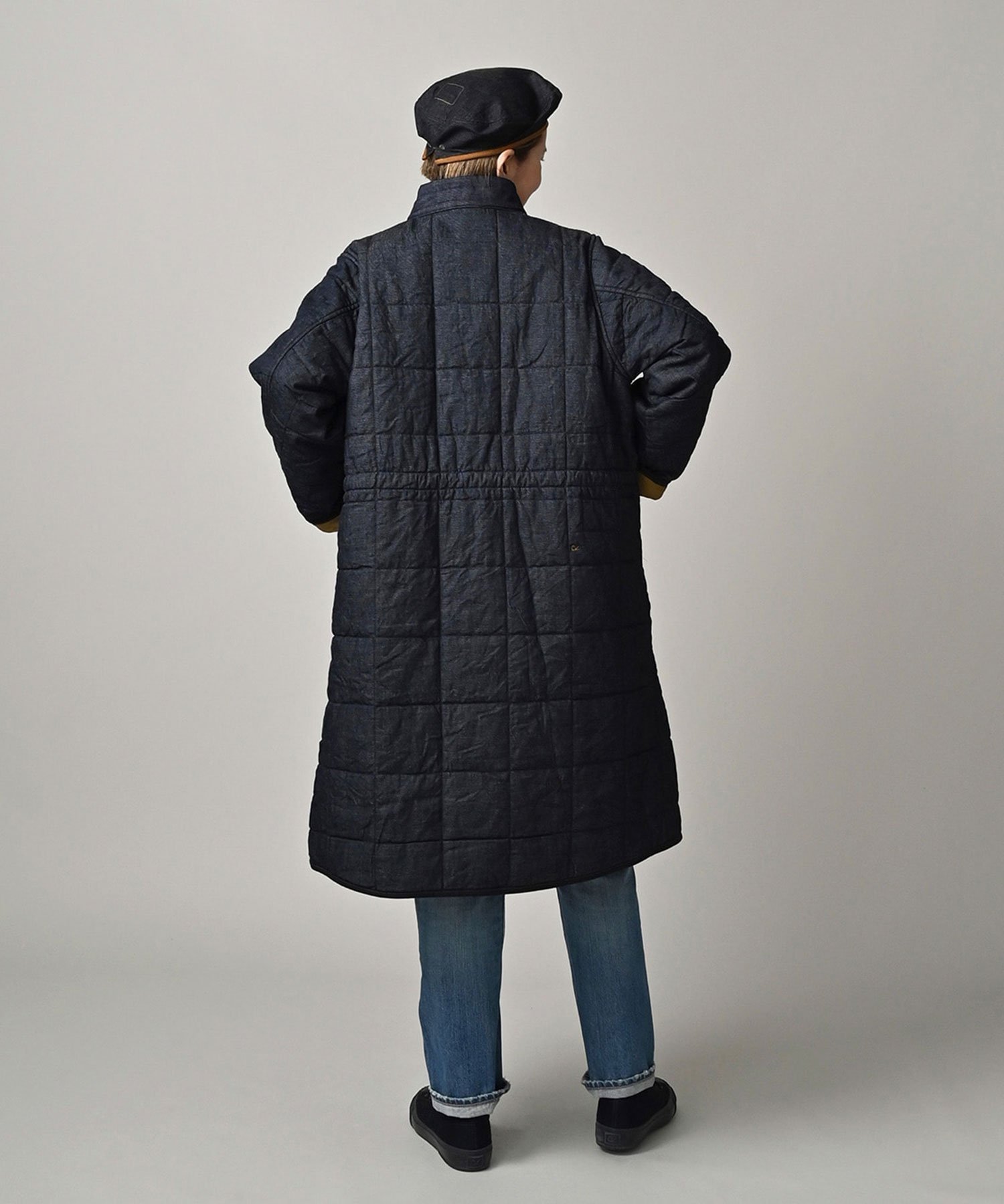 45R｜45プチデニムの908キルティングコート(濃) | Rakuten Fashion