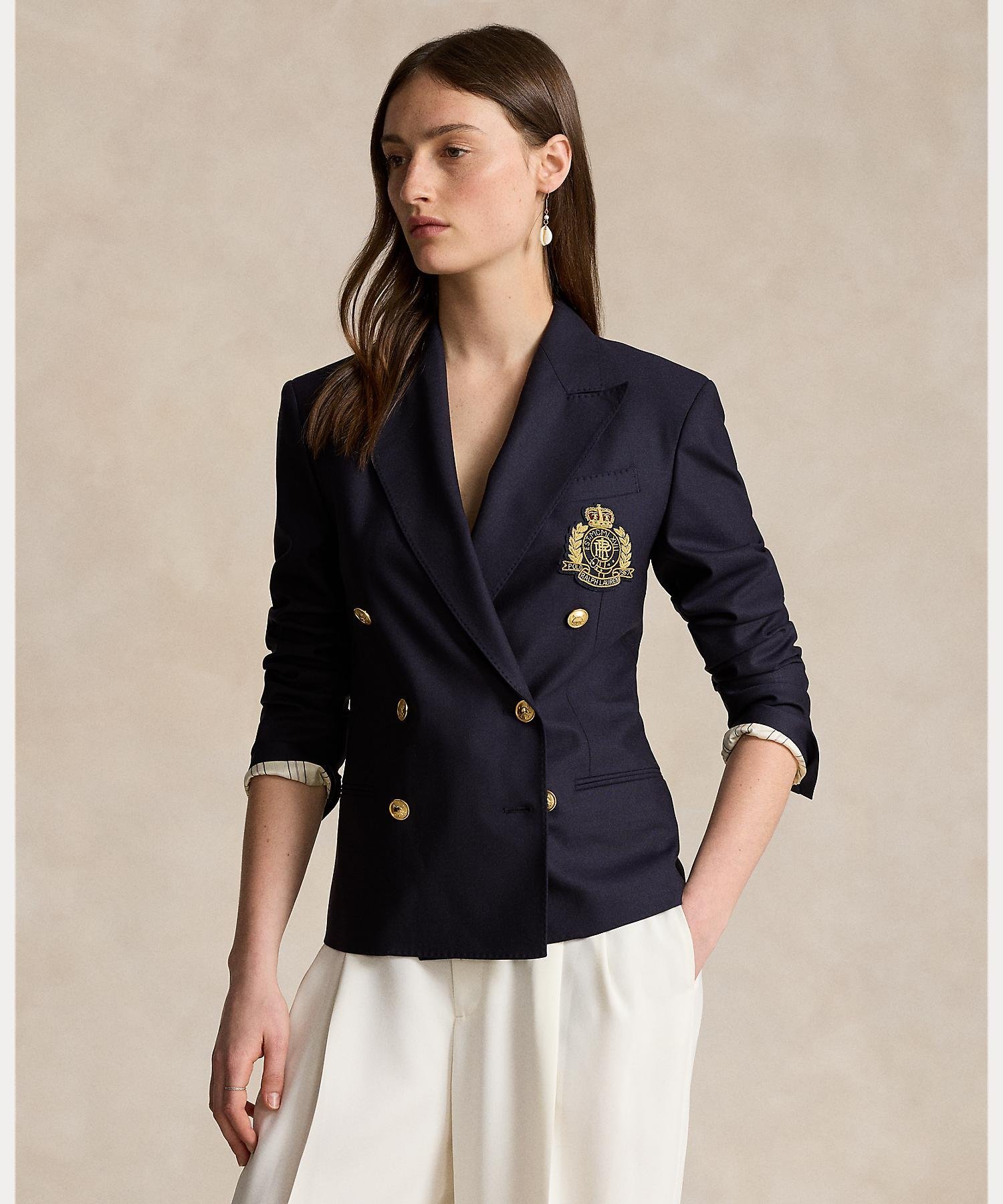 RALPH LAUREN｜ダブルブレステッド クレスト ブレザー | Rakuten