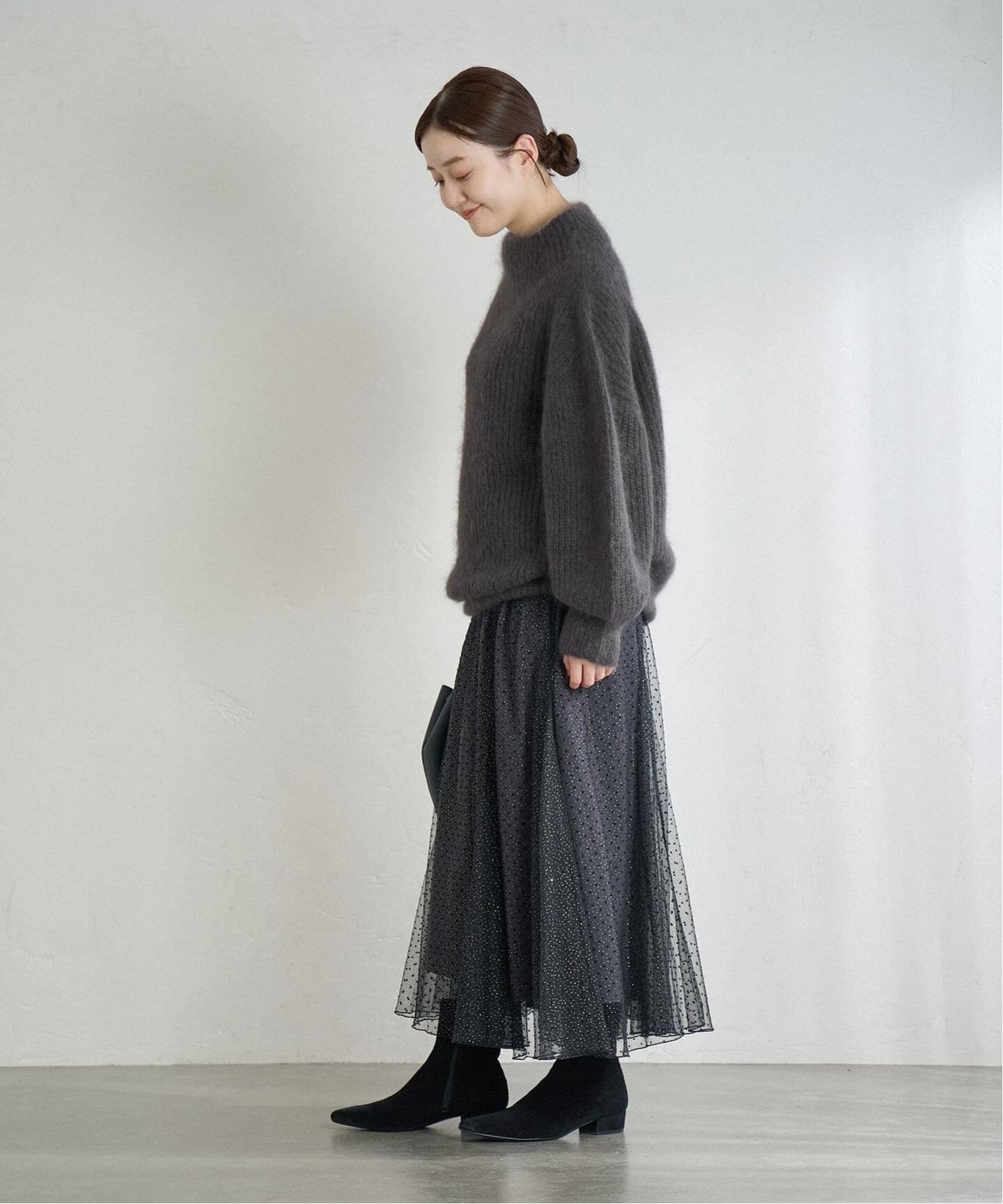 IENA｜キッドモヘヤミックス 片畦プルオーバー | Rakuten Fashion(楽天