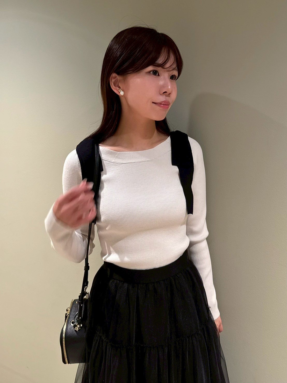 CELFORD｜【ウォッシャブル】ショルダーリボンニットプルオーバー