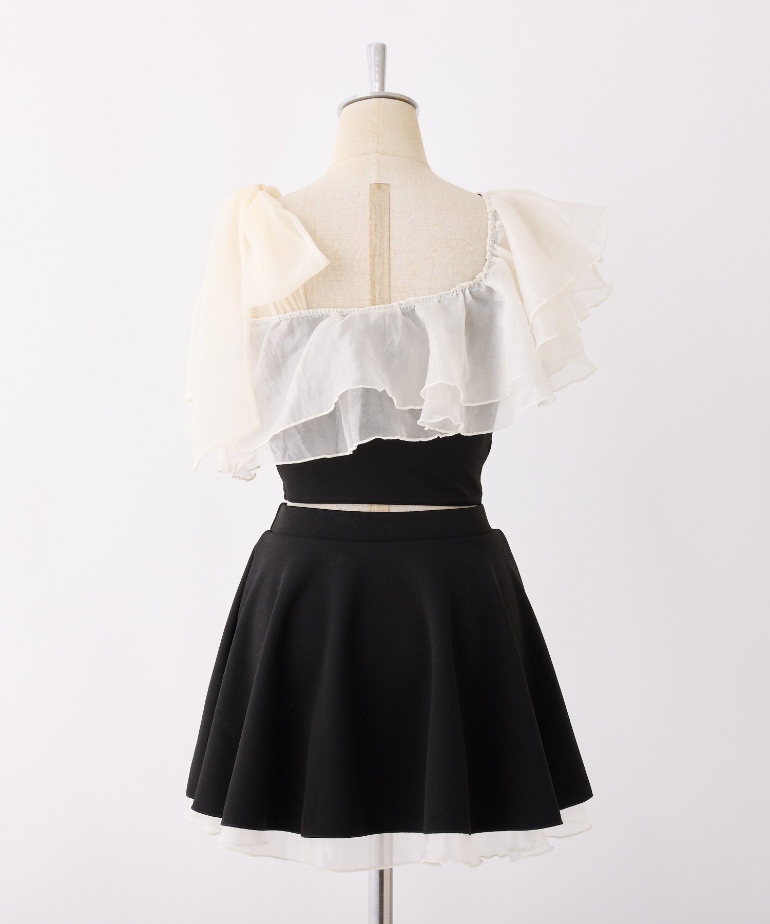 one after another NICE CLAUP｜swimwear/肩リボンワンショル(3点