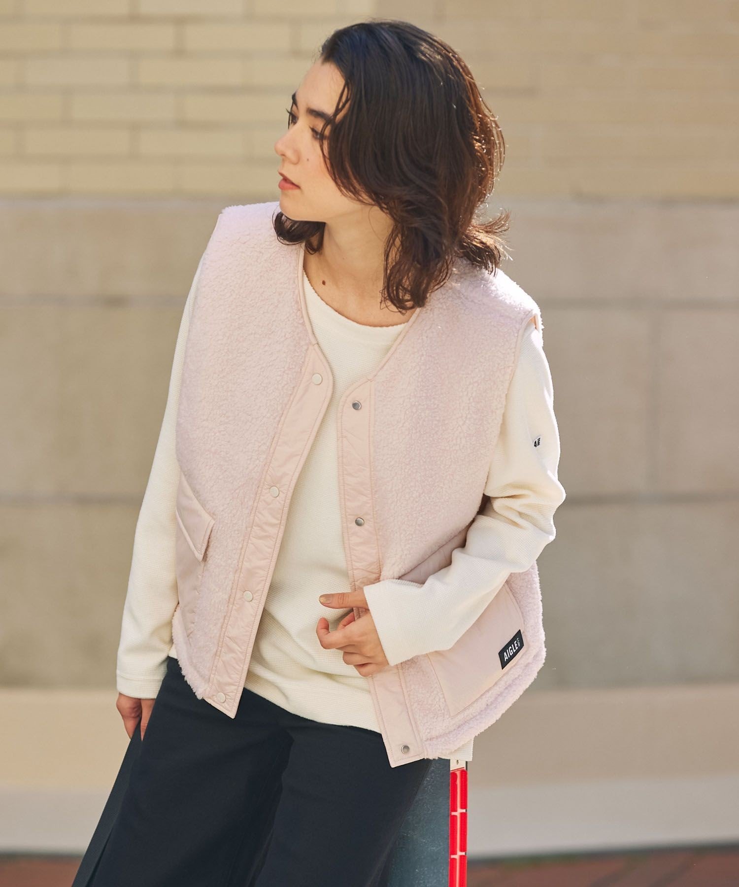 AIGLE｜Dupont Sorona中綿 撥水 リバーシブル インサレーション