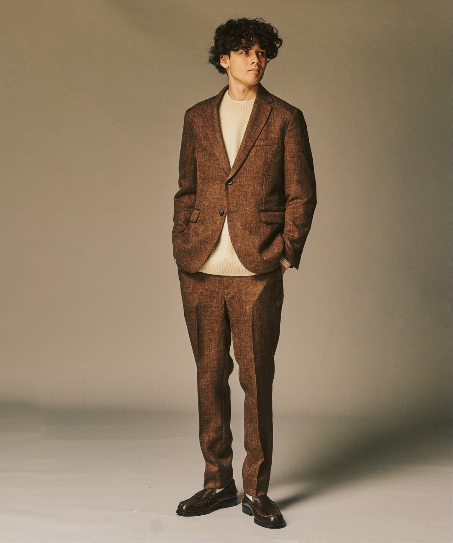 417 EDIFICE｜ミックス ツイードセットアップ 