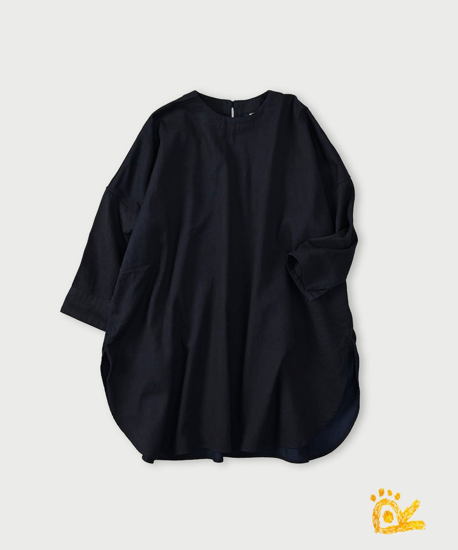 45R｜ONEONE 宝物のいろいろチュニック(インディゴ) | Rakuten Fashion