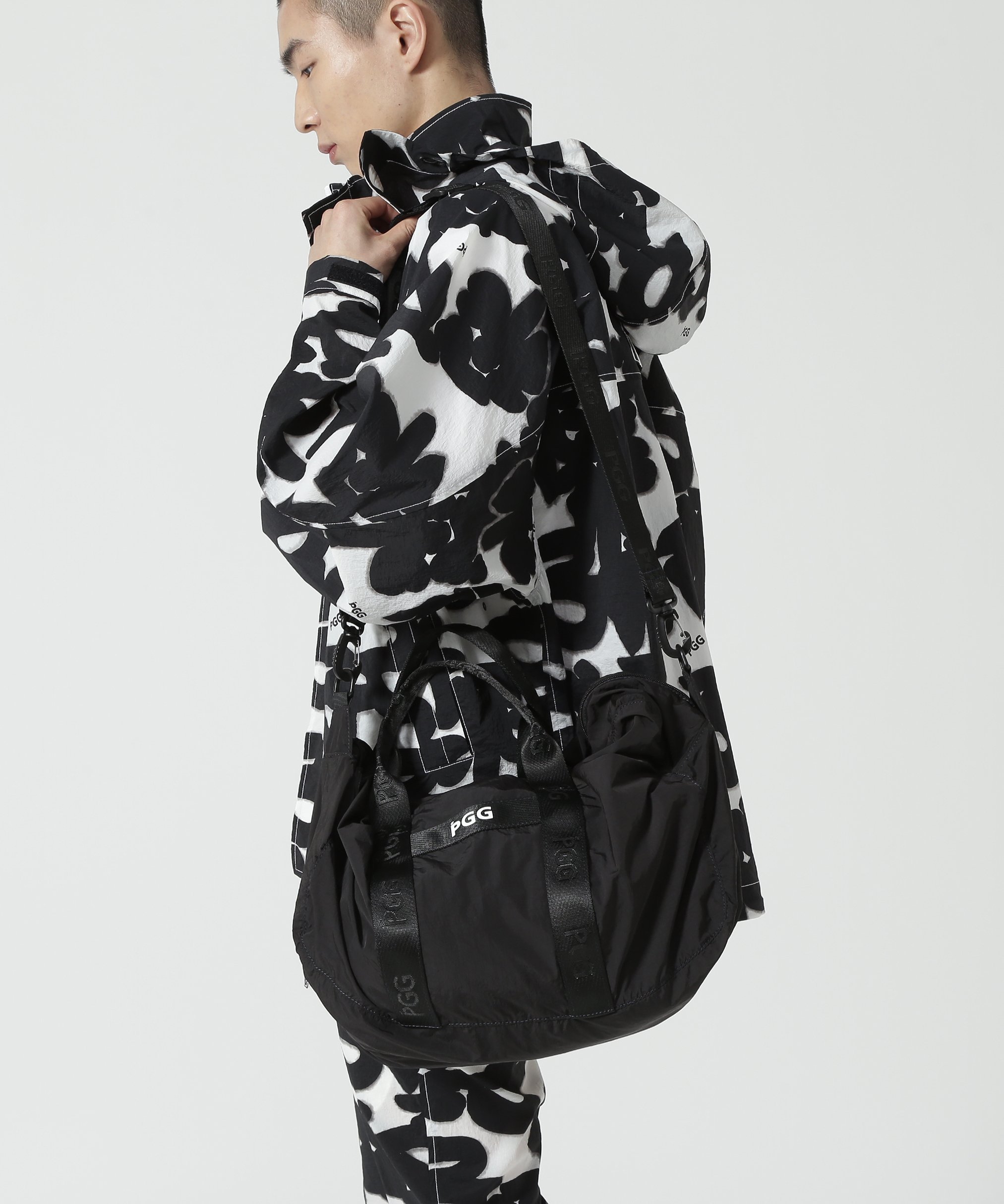 PEARLY GATES｜ナイロンタフタパッカブルボストン (UNISEX) | Rakuten