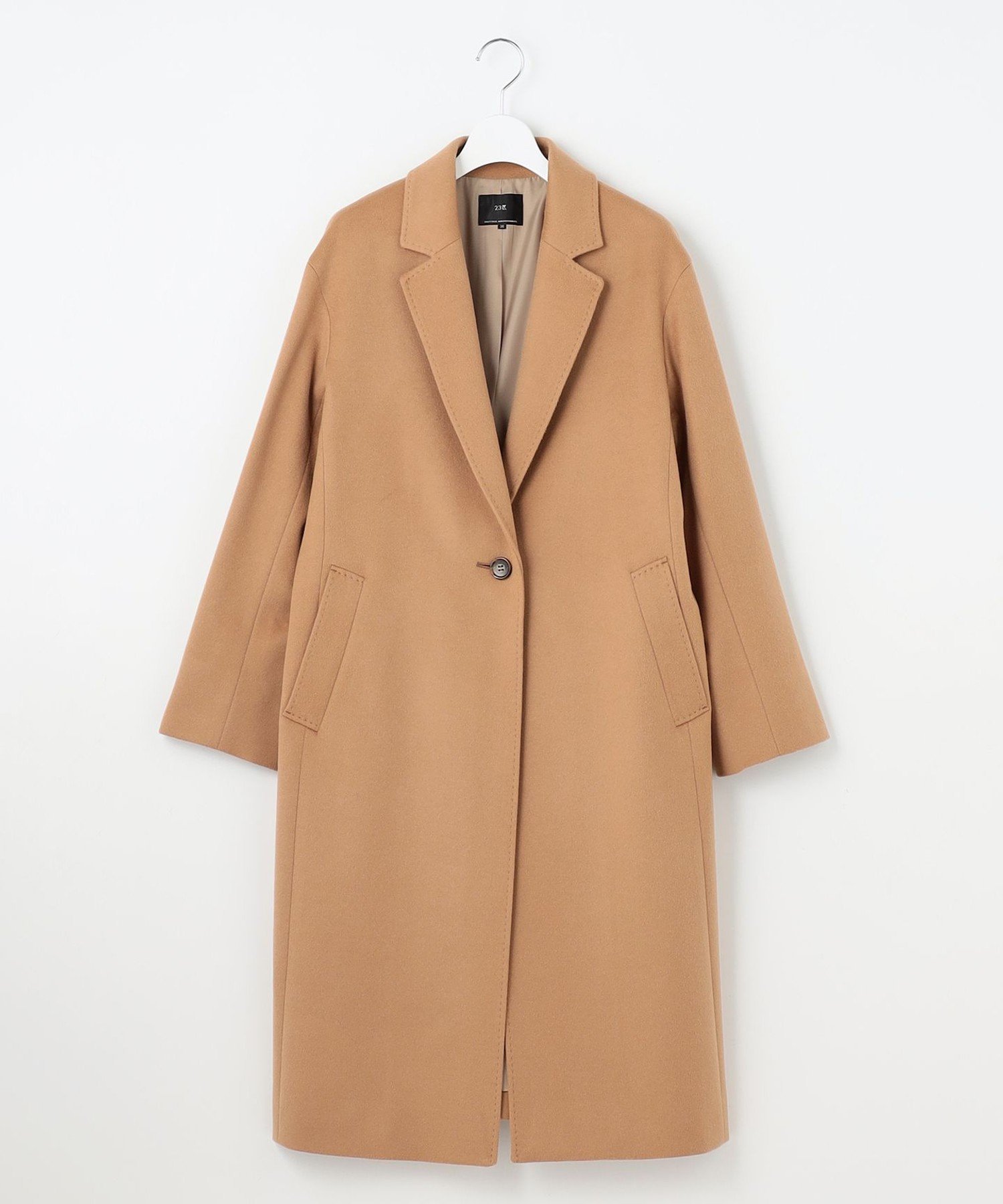 23区｜【滝沢眞規子さん着用】ウールカシミヤビーバー チェスター