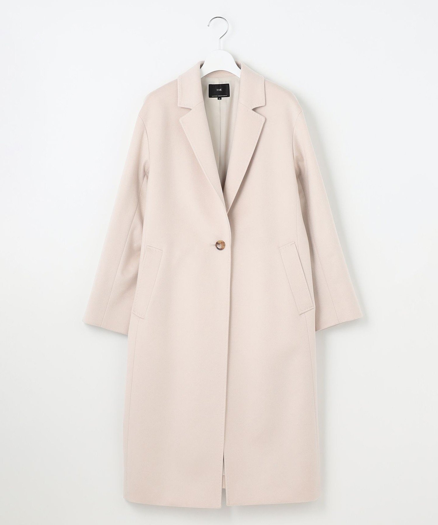 23区｜【滝沢眞規子さん着用】ウールカシミヤビーバー チェスター