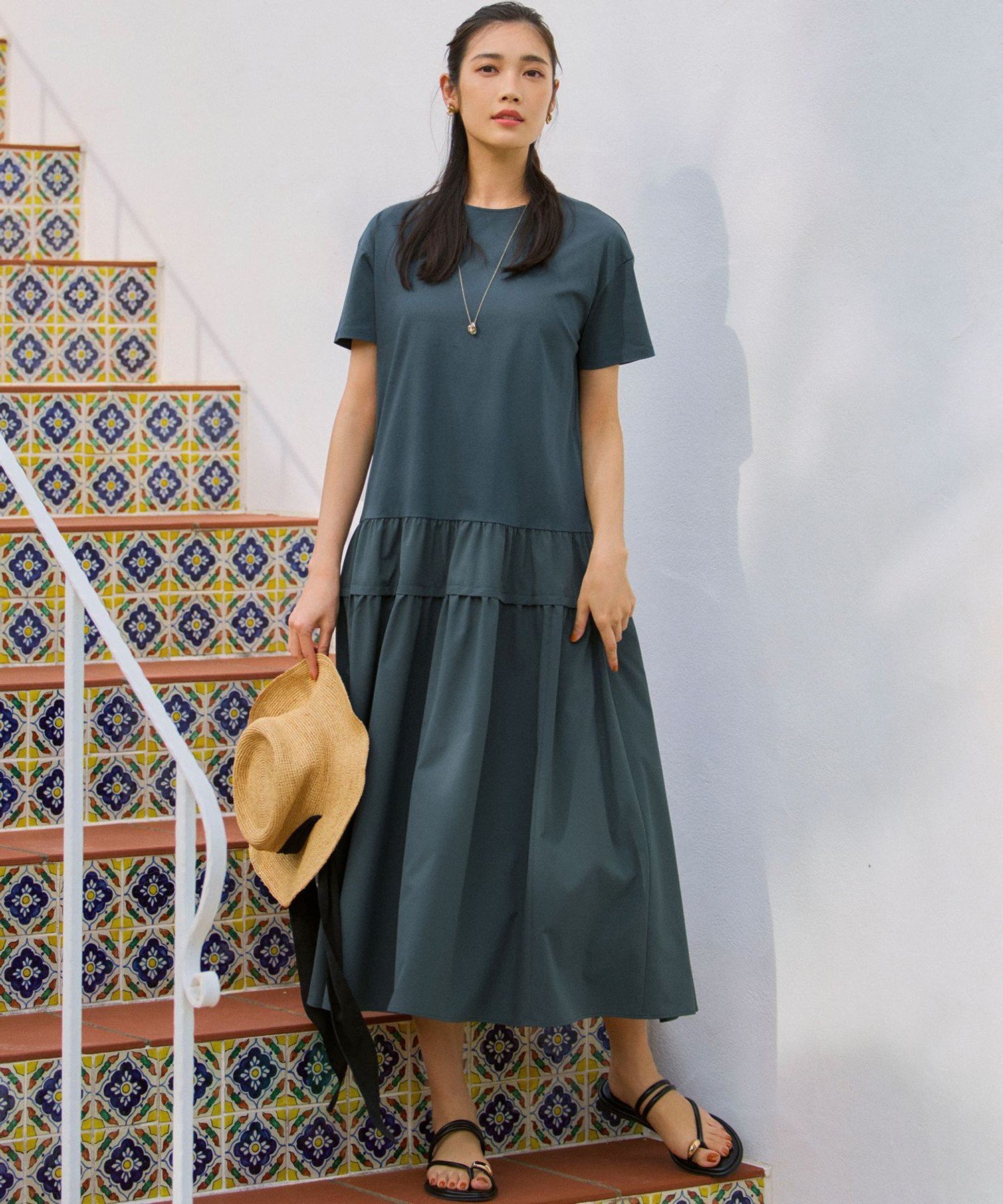 23区｜【Oggi8月号掲載/UVケア】ラフィア リボン ハット | Rakuten