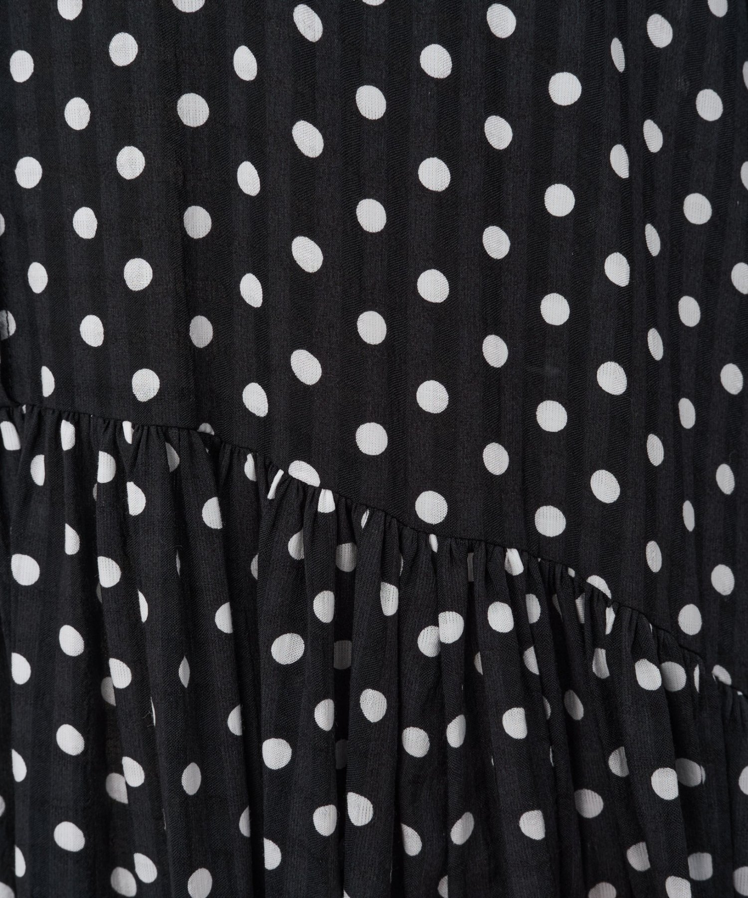 BEARDSLEY｜ドットギャザーワンピース | Rakuten Fashion(楽天