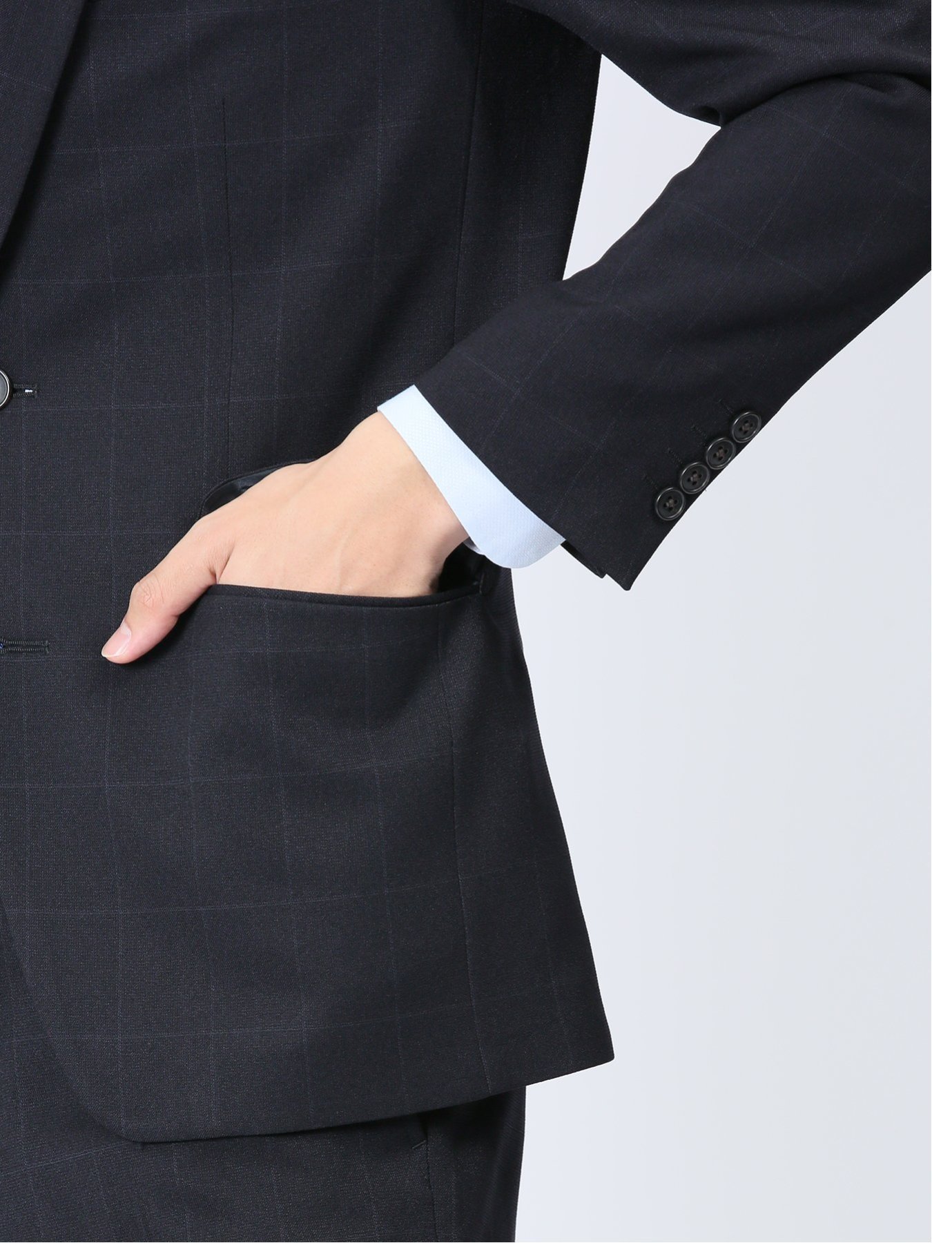 TAKA-Q｜ストレッチウォッシャブル レギュラーフィット 2ボタン2パンツ