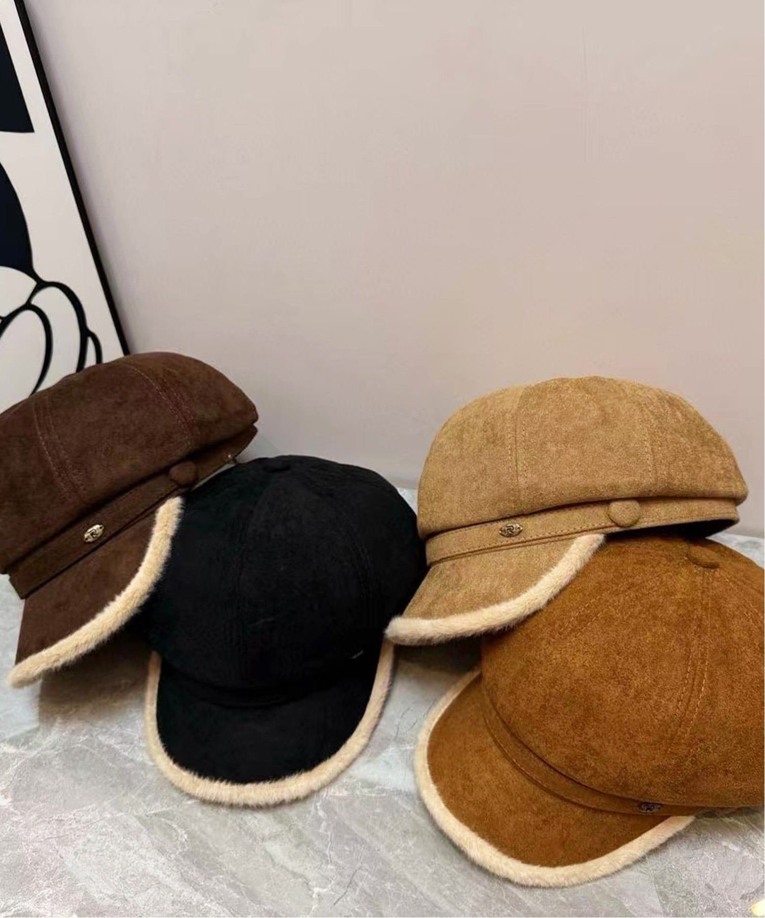 CERCA｜Chiina/(W)Chiina /バイカラー フェイクスエード×ボア