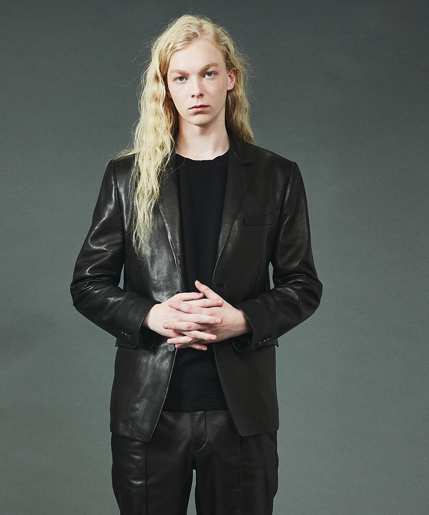 5351POUR LES HOMMES｜【セットアップ対応】レザー テーラード