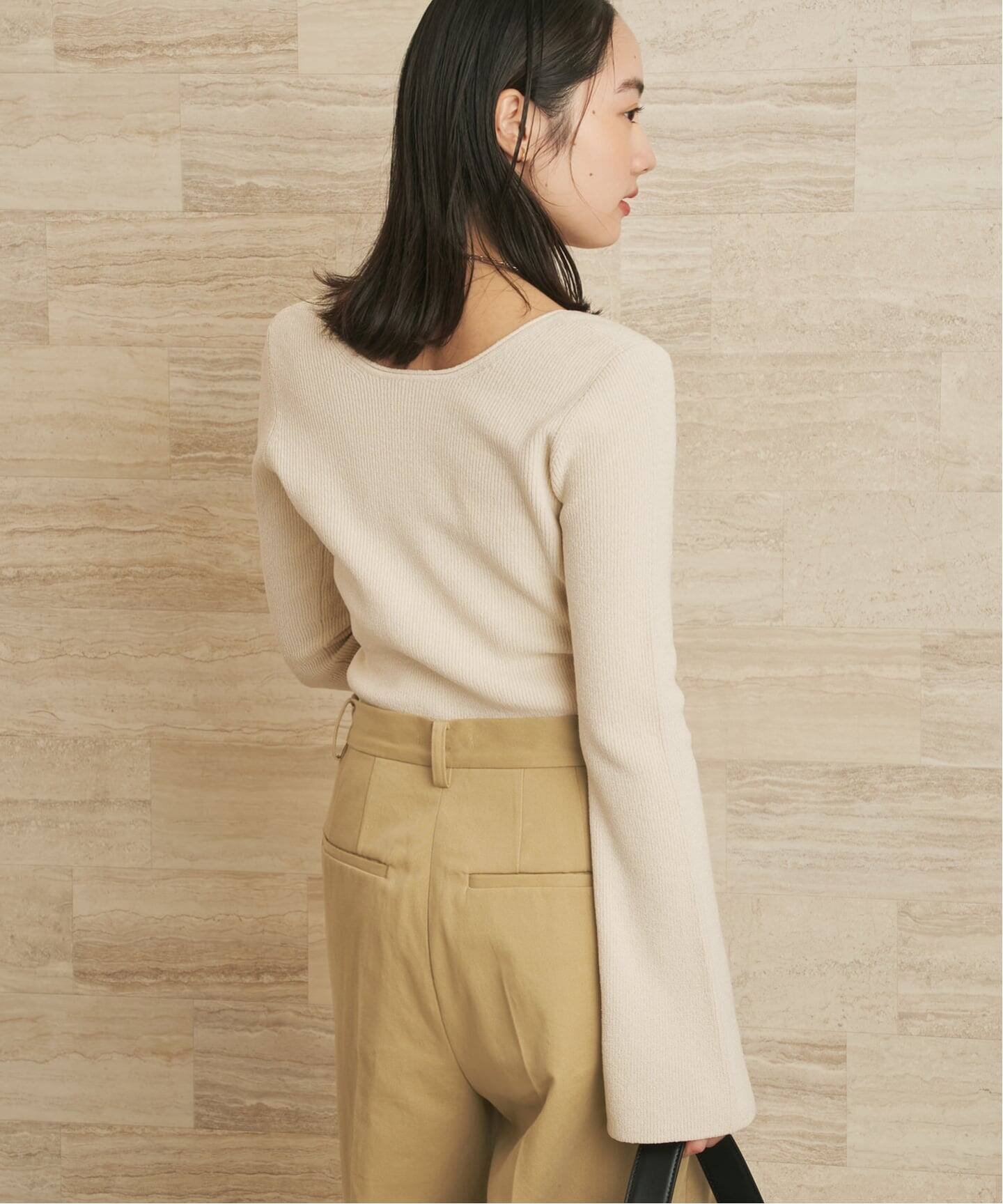 plage｜Noil silk Square ニット | Rakuten Fashion(楽天ファッション