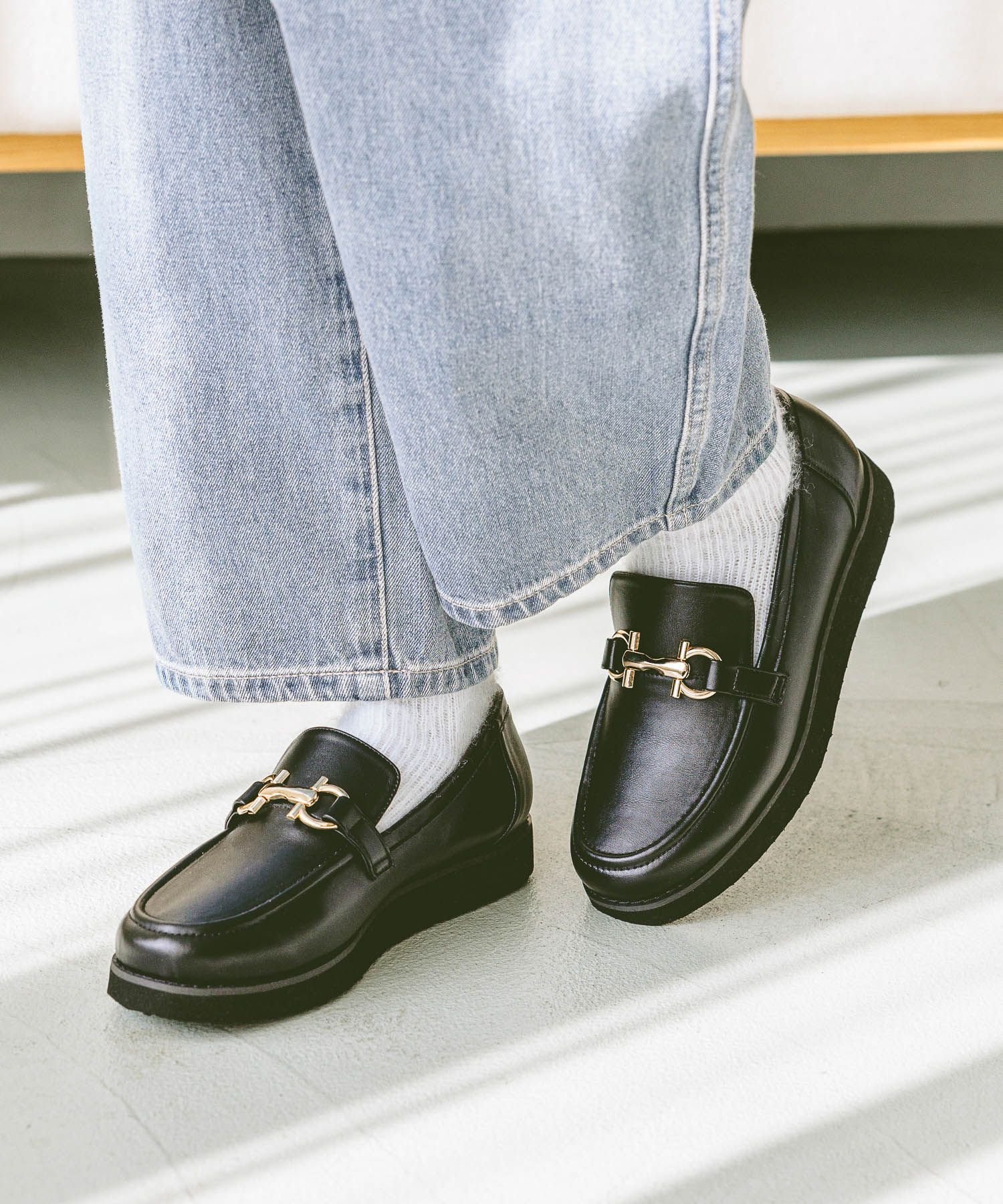 GLOBAL WORK｜エアかる厚底ローファー/136031 | Rakuten Fashion(楽天