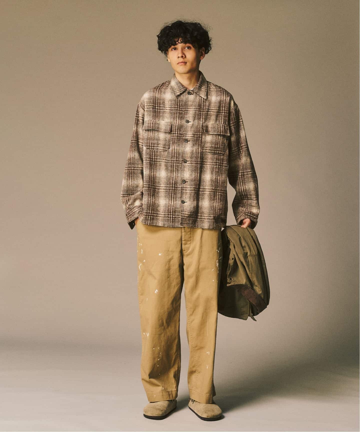 417 EDIFICE｜シャギー チェック シャツ | Rakuten Fashion(楽天