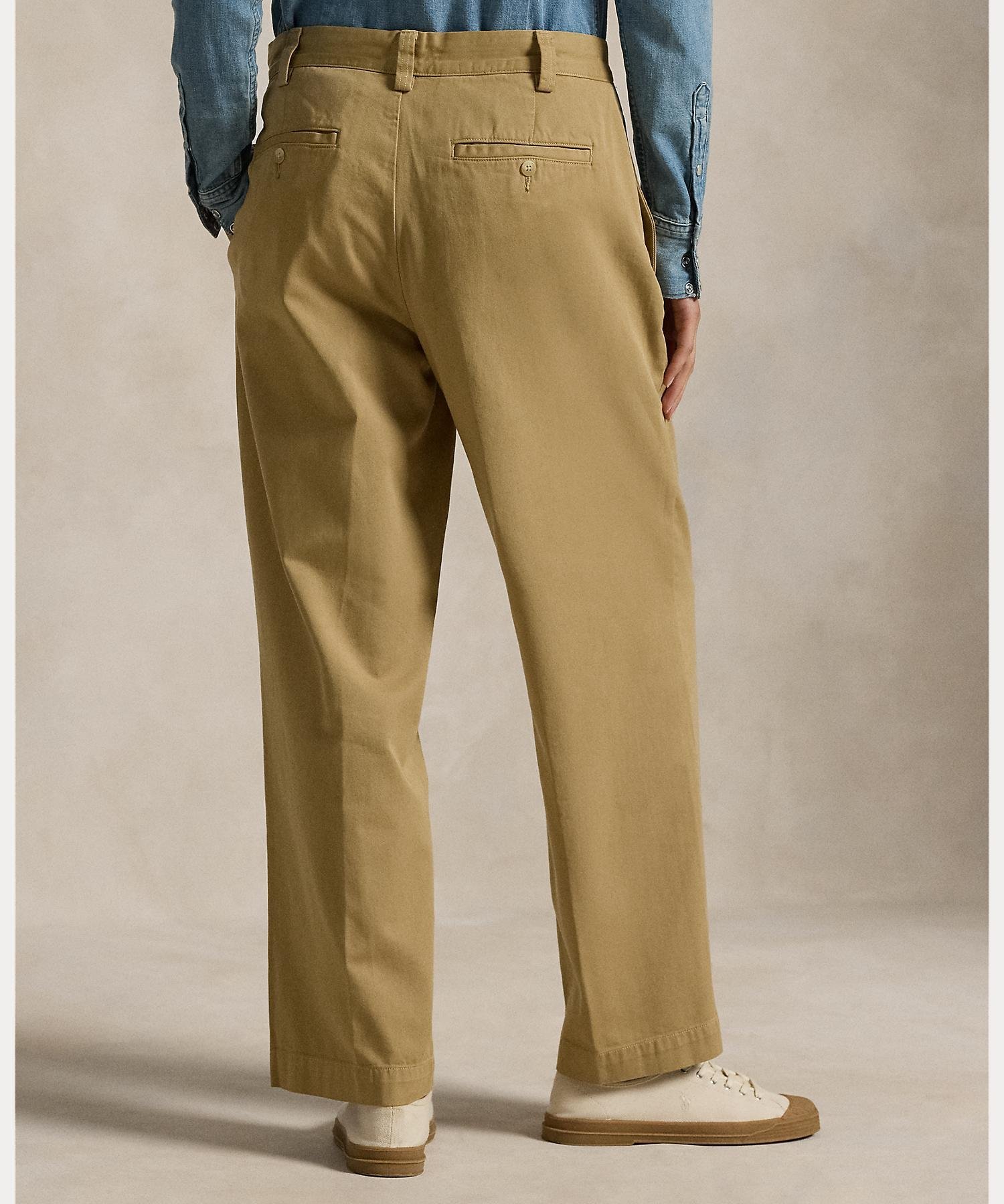 RALPH LAUREN｜コットン チノ ストレートレッグ パンツ | Rakuten