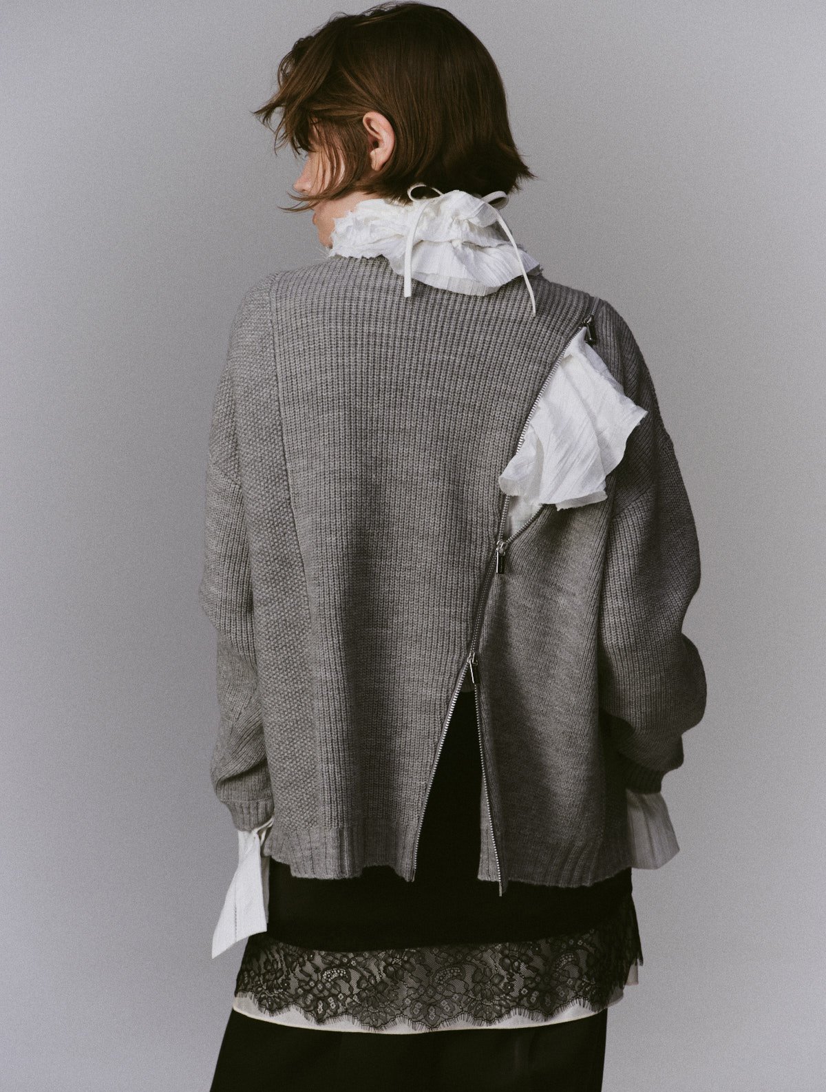 MAISON SPECIAL｜ロングファスナ-ニット | Rakuten Fashion(楽天