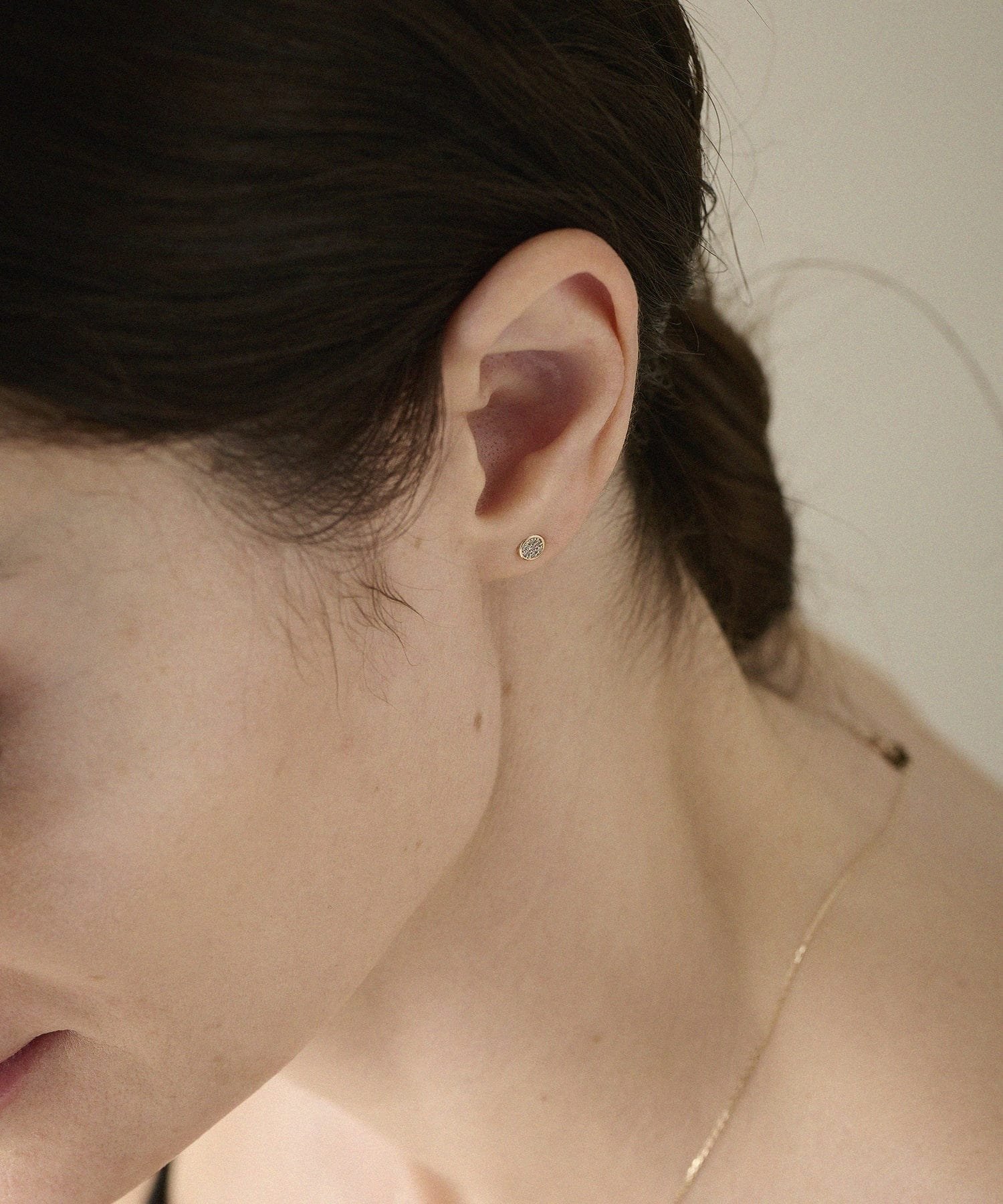 ete｜K10YG ブリリアント ブラウンダイヤモンド ピアス | Rakuten