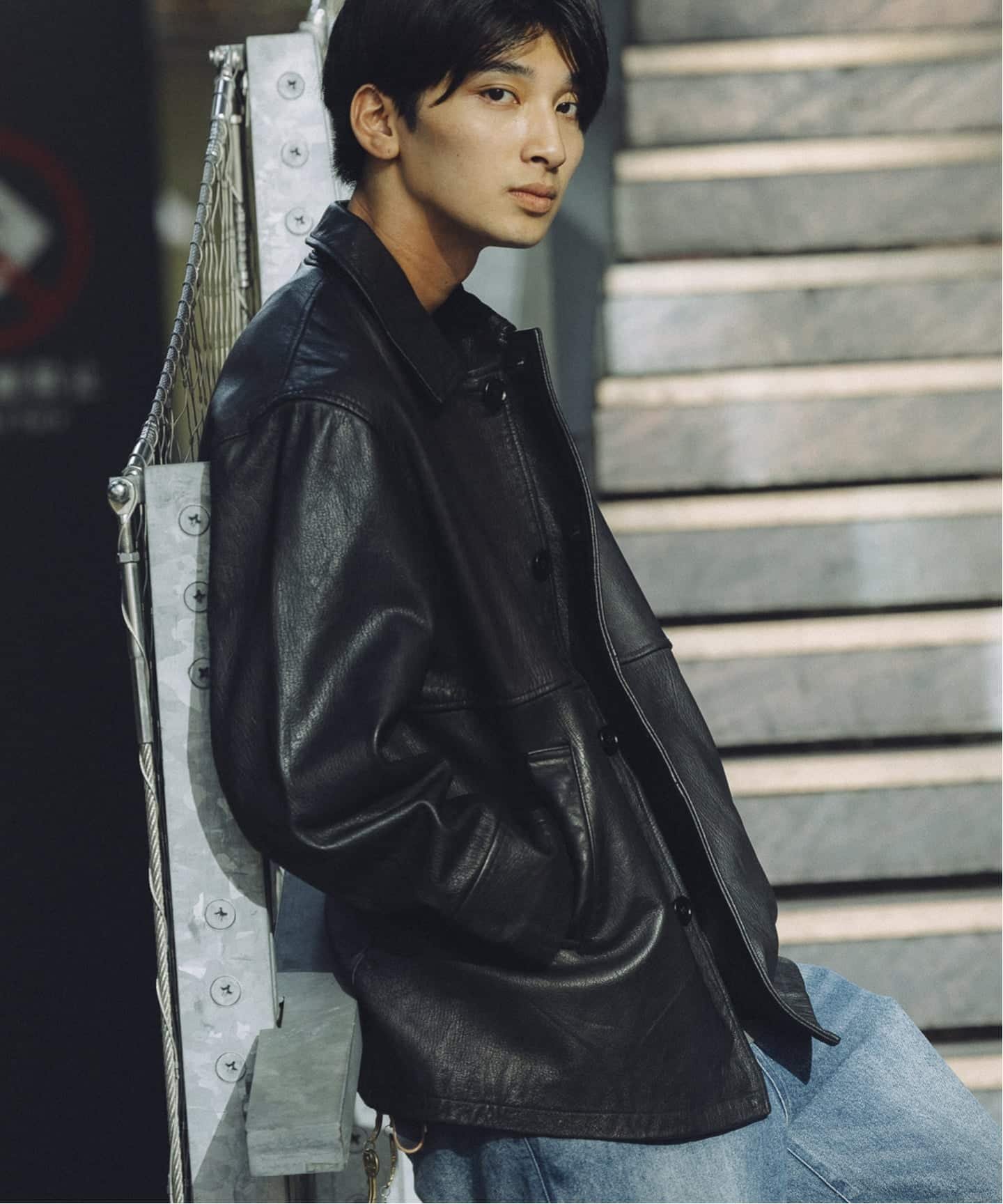 JOURNAL STANDARD｜ゴートレザー ウォッシュド カーコート | Rakuten