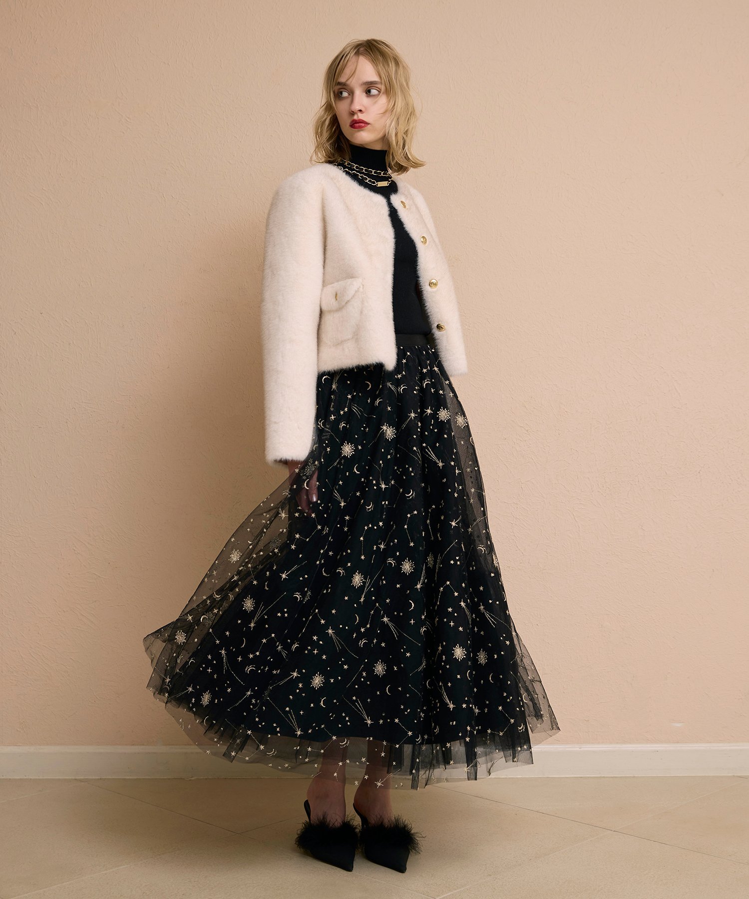 EIMY ISTOIRE｜スターエンブロイダリースカート | Rakuten Fashion
