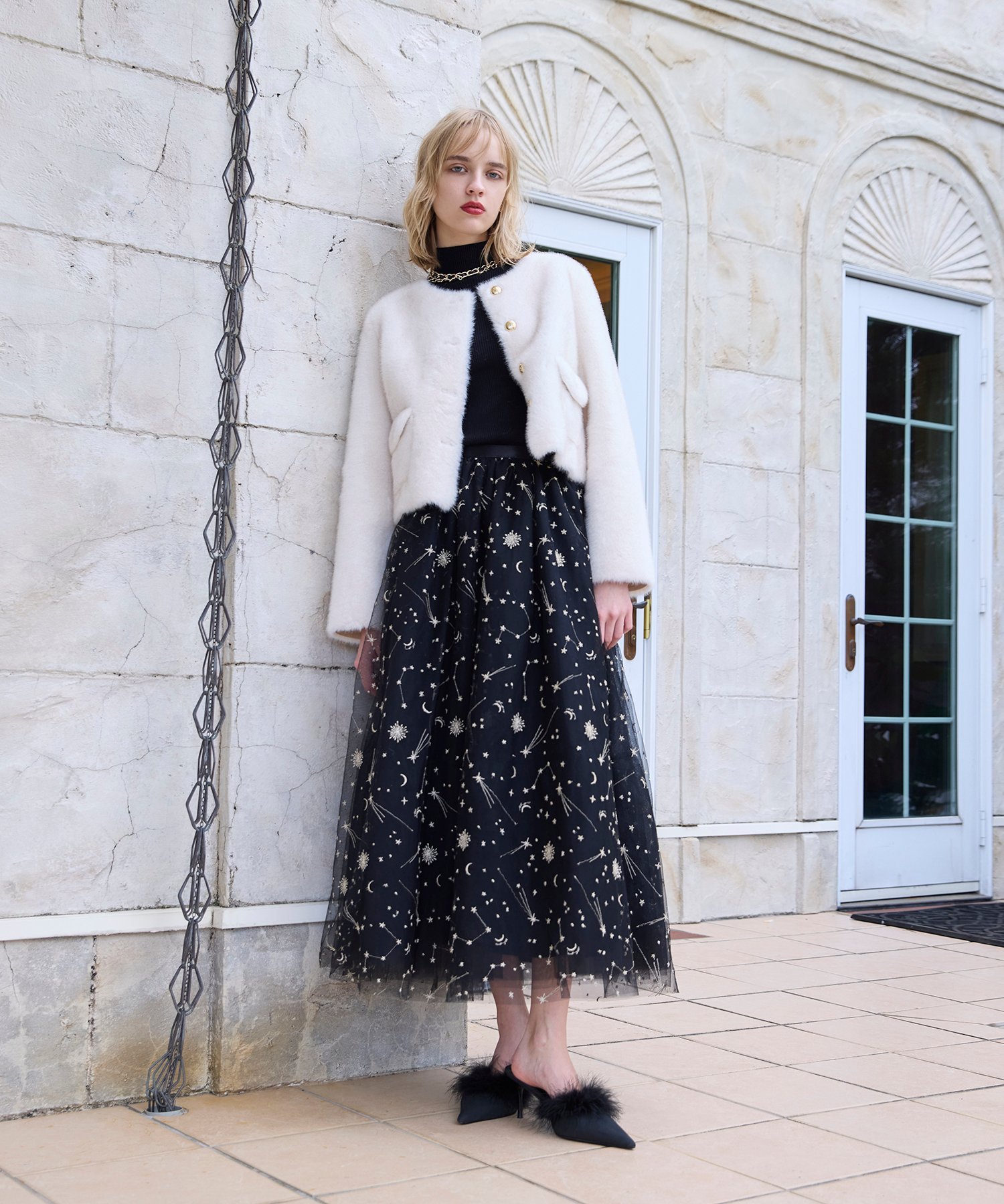 EIMY ISTOIRE｜スターエンブロイダリースカート | Rakuten Fashion