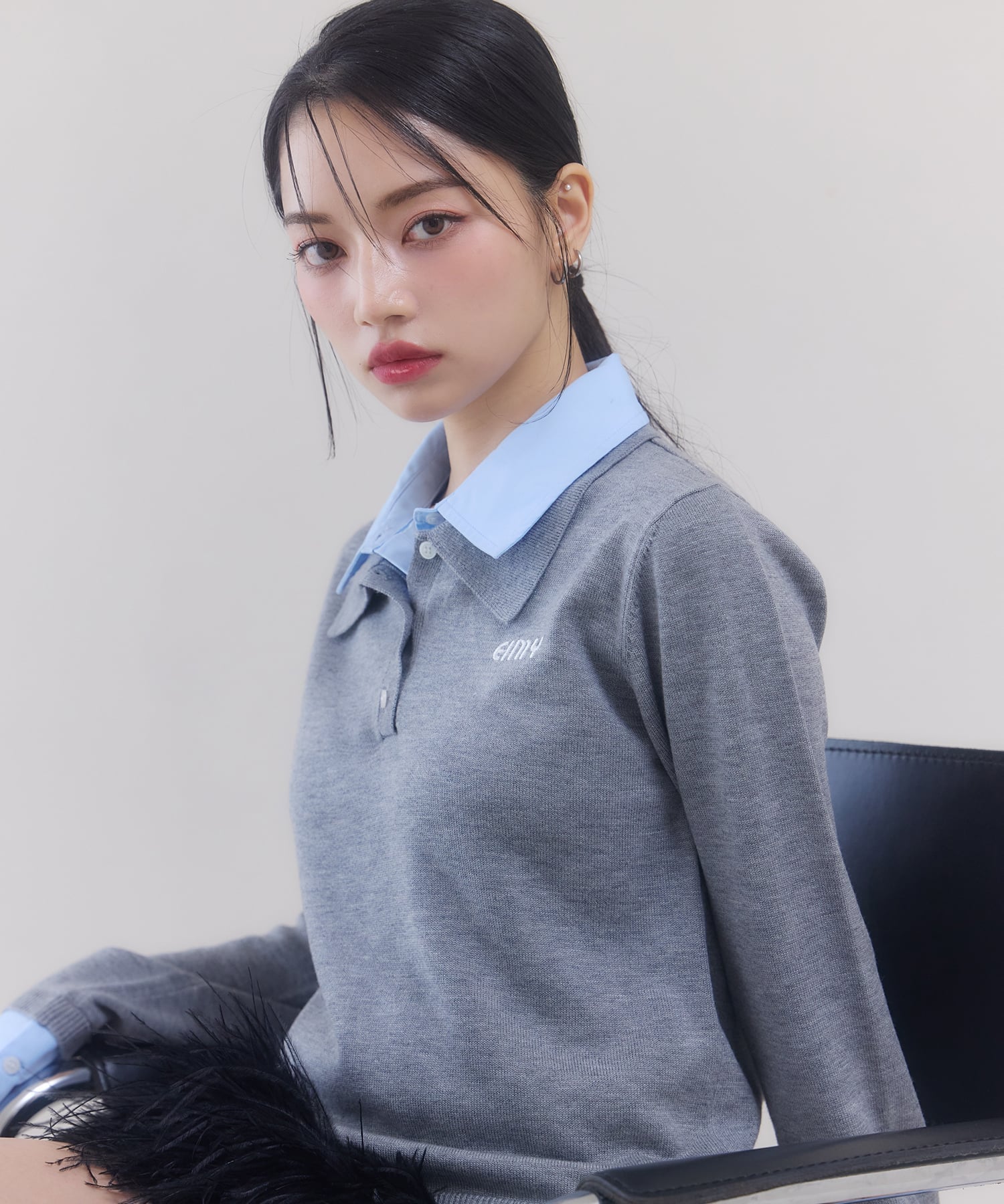 EIMY ISTOIRE｜ダブルカラーデザインニット | Rakuten Fashion(楽天