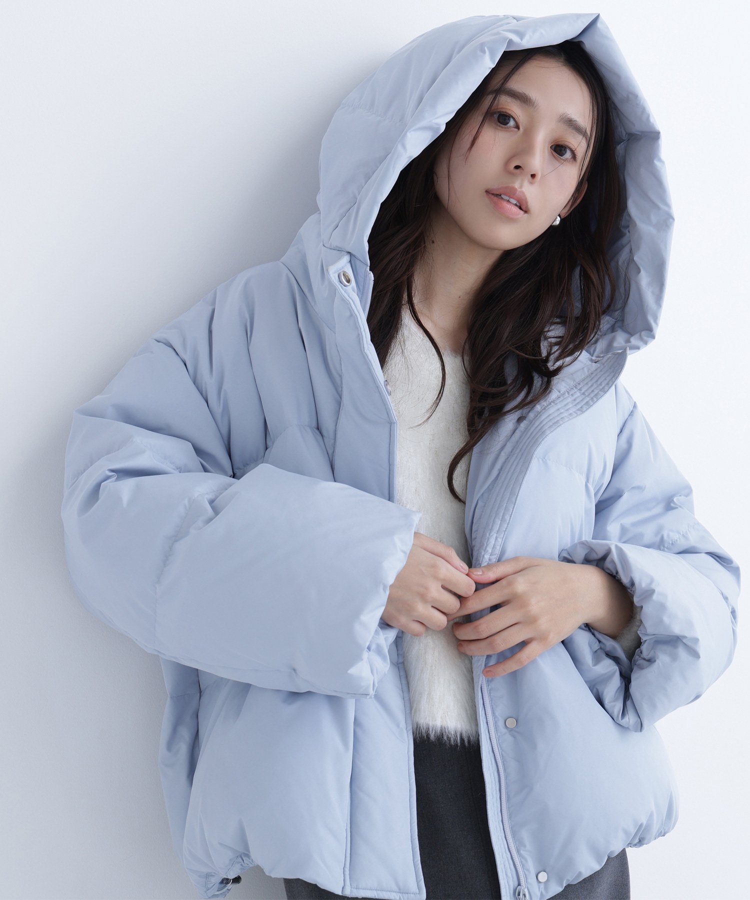 NATURAL BEAUTY BASIC｜ショートフードダウン | Rakuten Fashion(楽天
