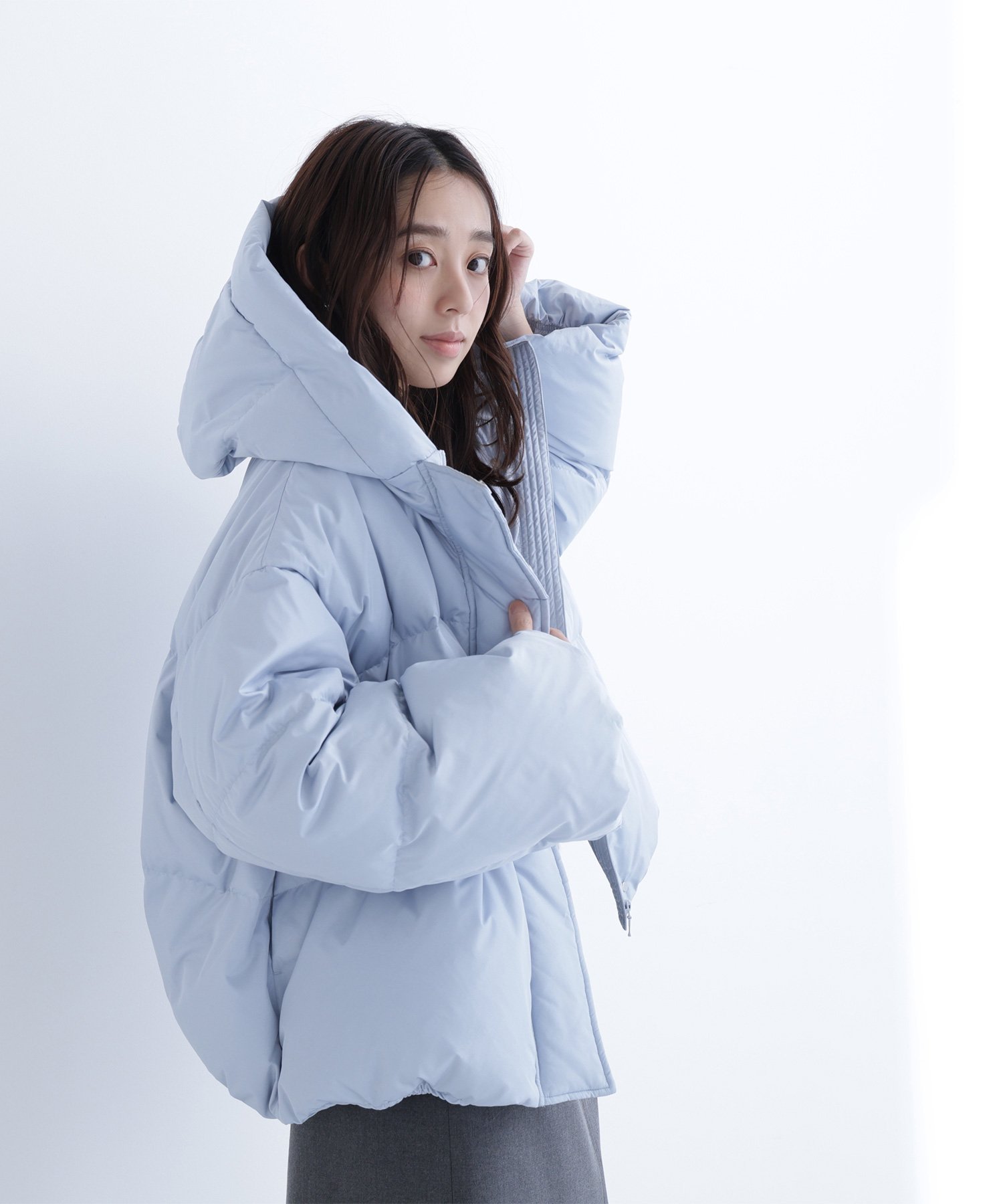 NATURAL BEAUTY BASIC｜ショートフードダウン | Rakuten Fashion(楽天