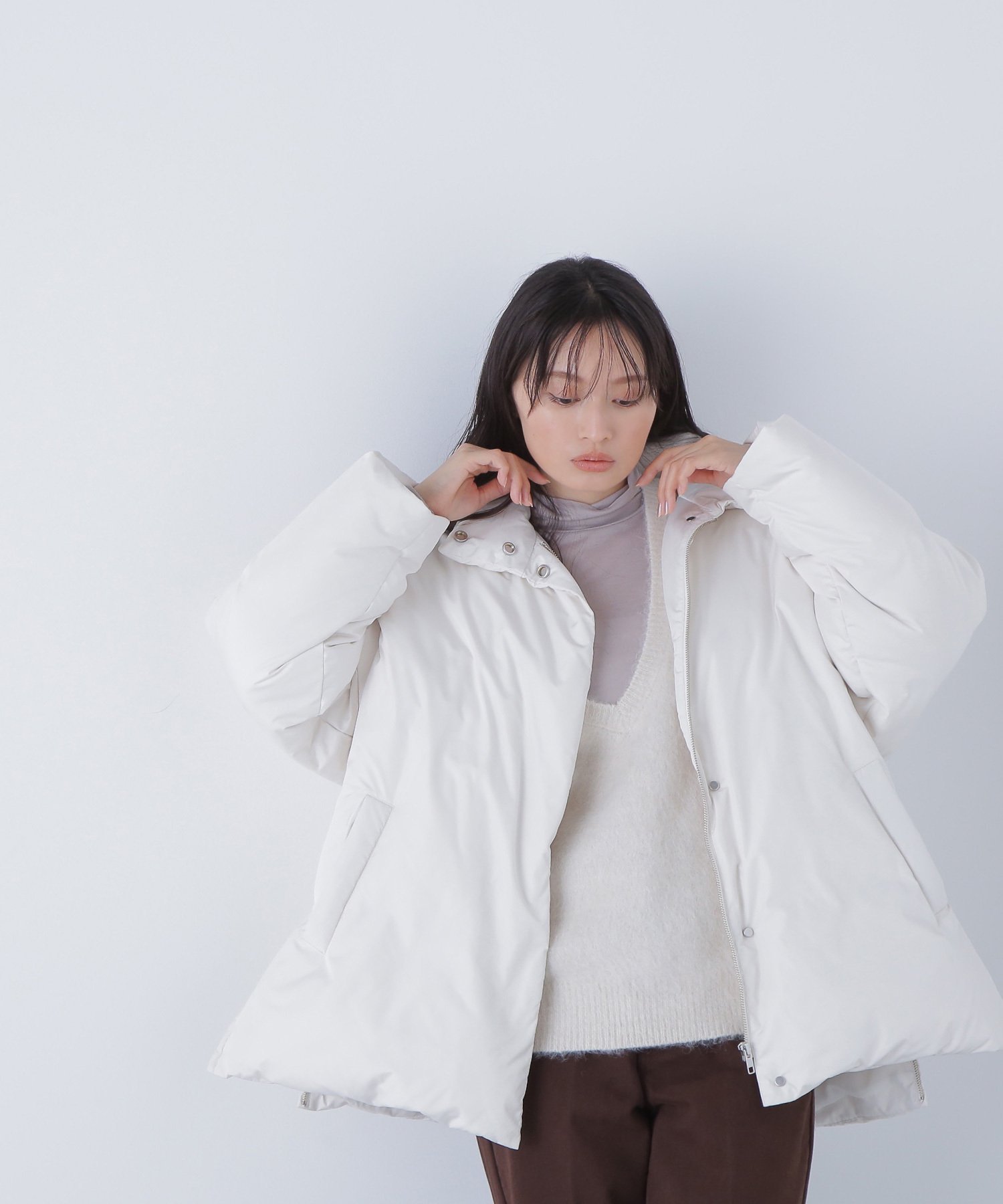 NATURAL BEAUTY BASIC｜シームレスミドルダウン | Rakuten Fashion